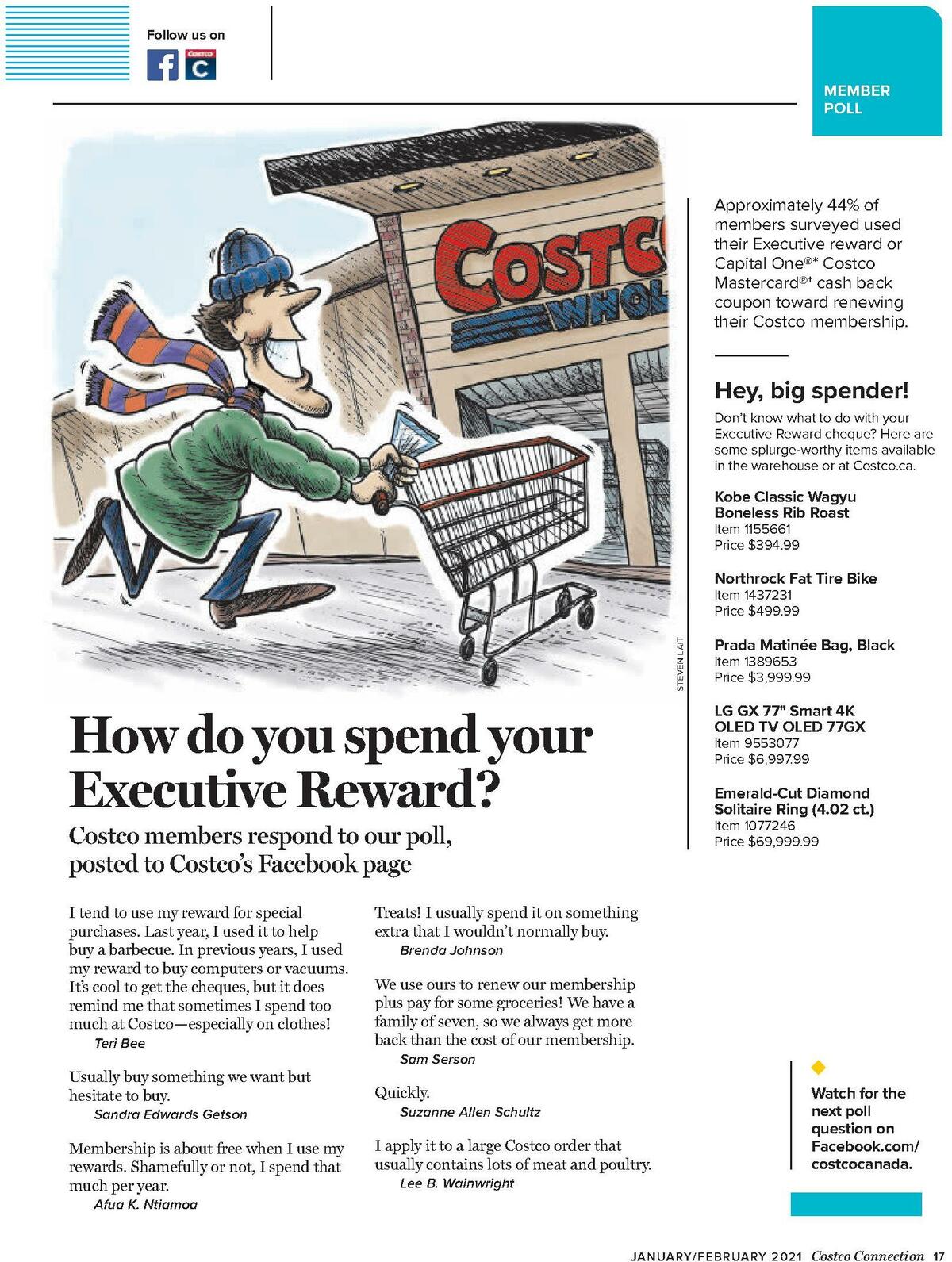 Costco Connection January/February Flyer from January 1