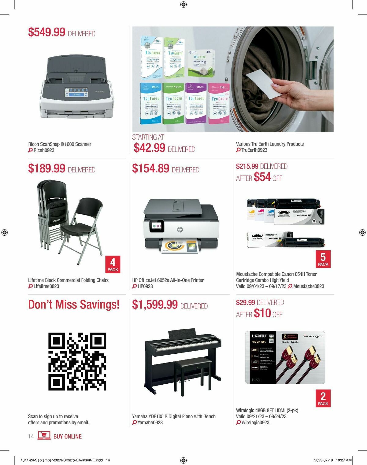 Costco Flyer from September 1