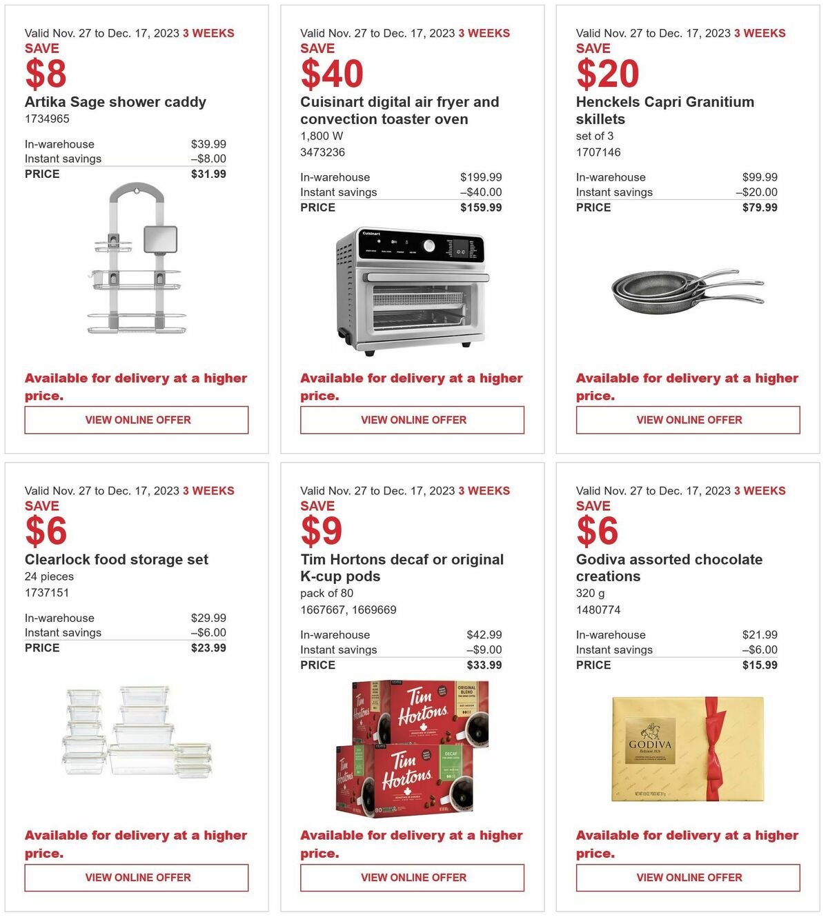 Costco Flyer from November 27