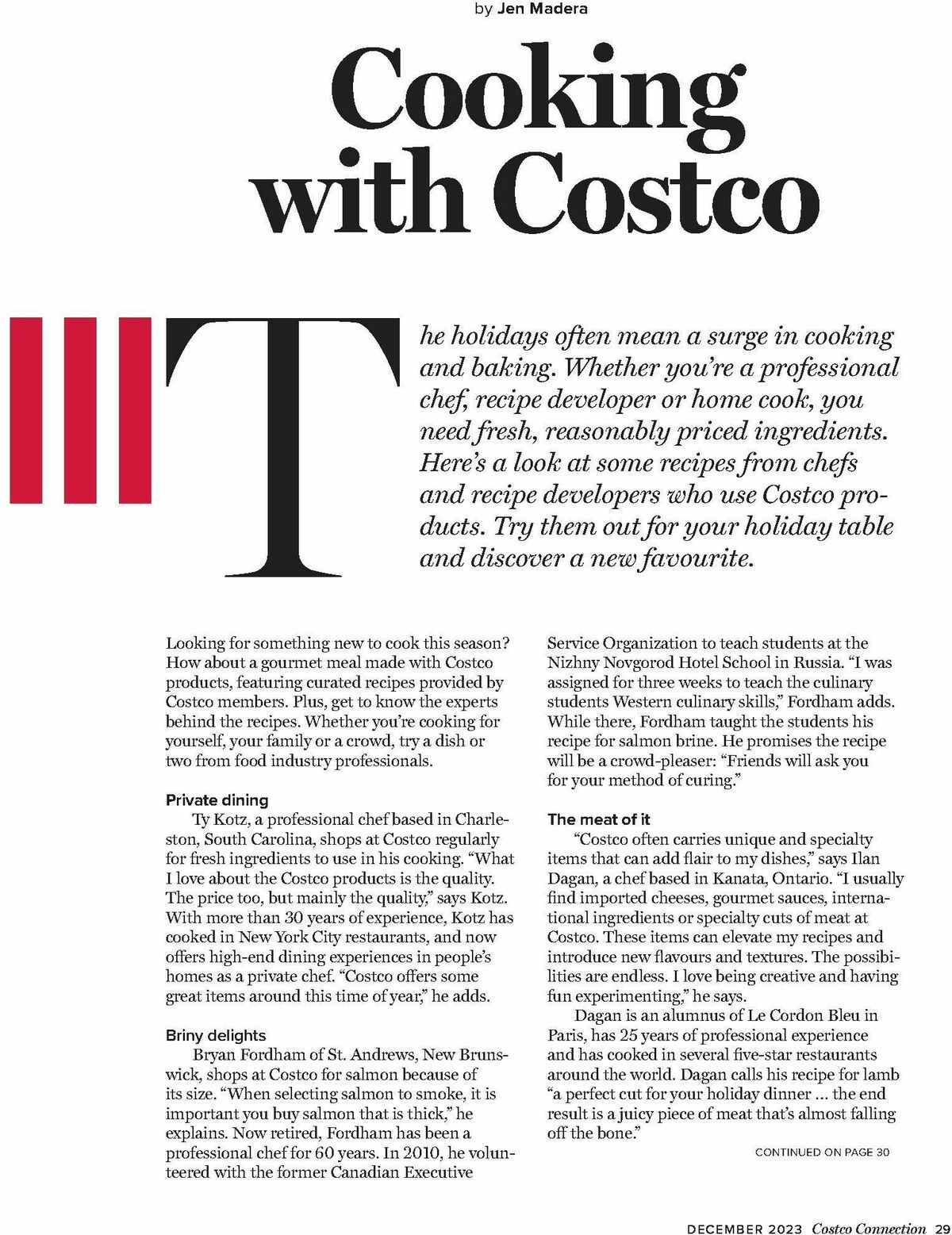 Costco Connection December Flyer from December 1