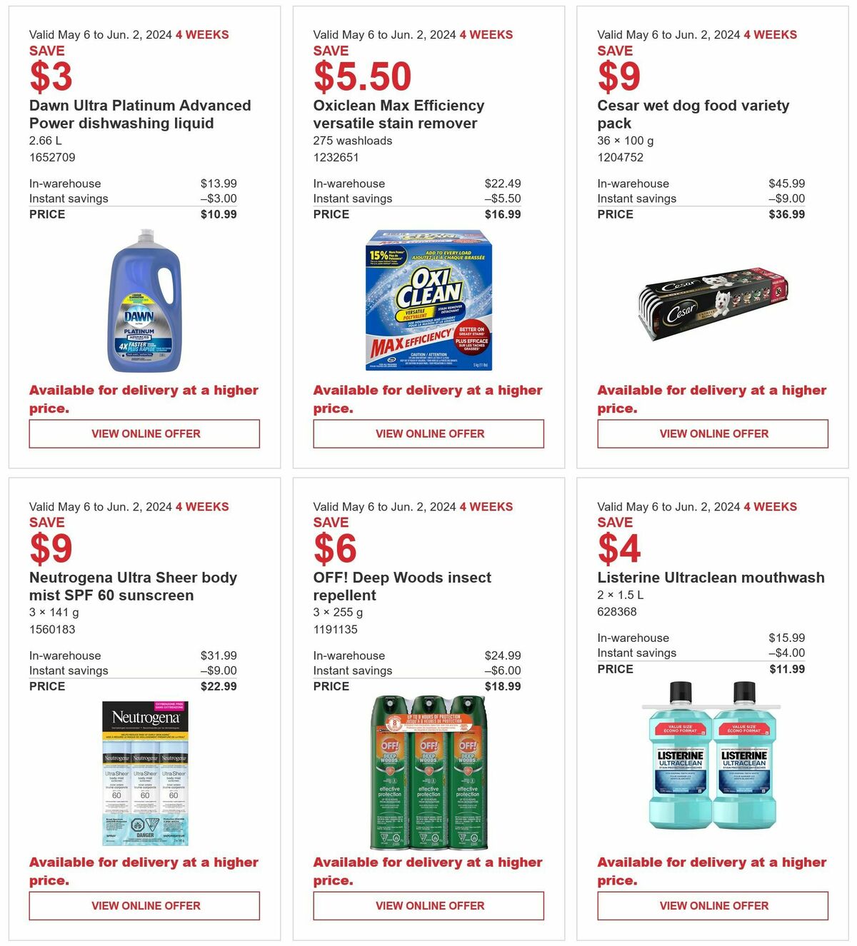 Costco Flyer from May 6