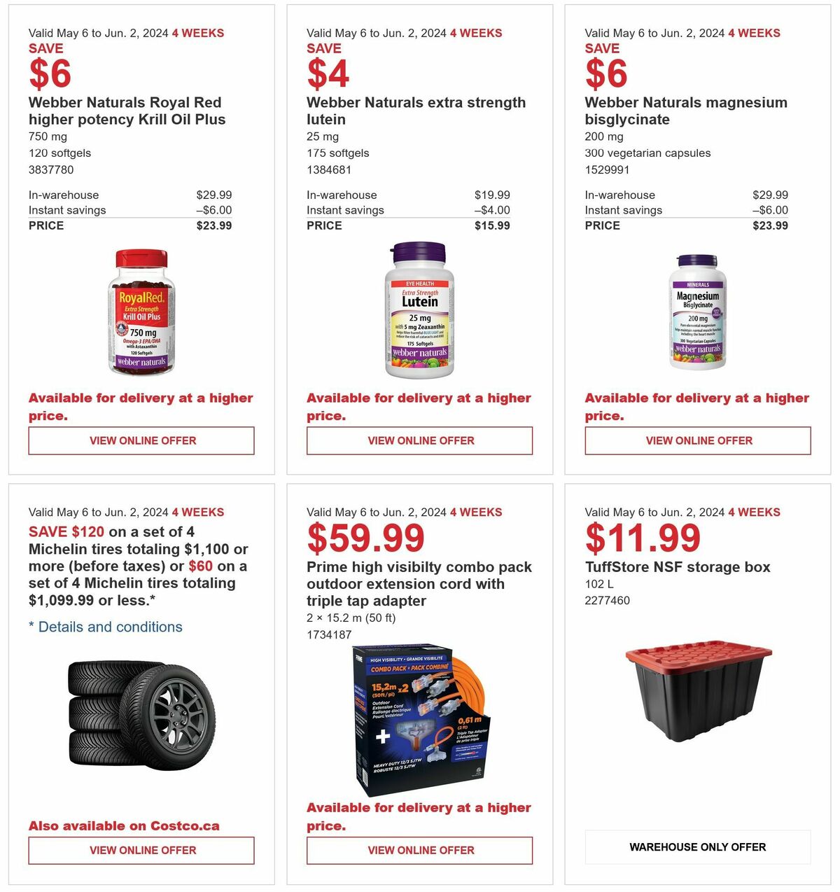 Costco Flyer from May 6