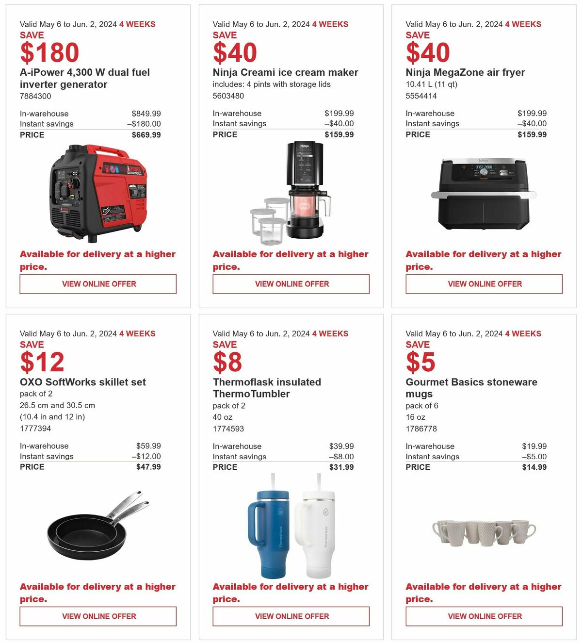 Costco Flyer from May 6