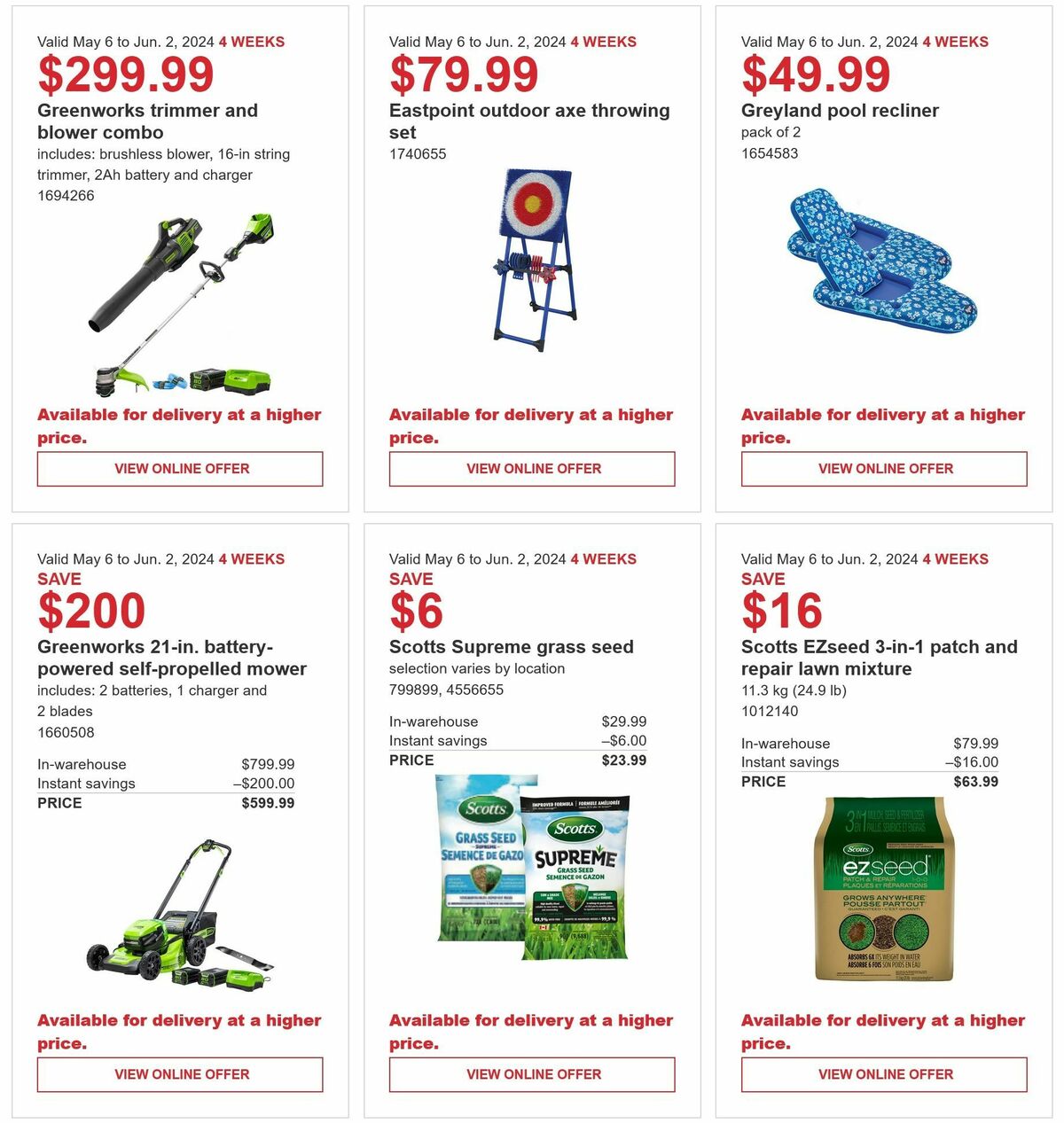 Costco Flyer from May 6