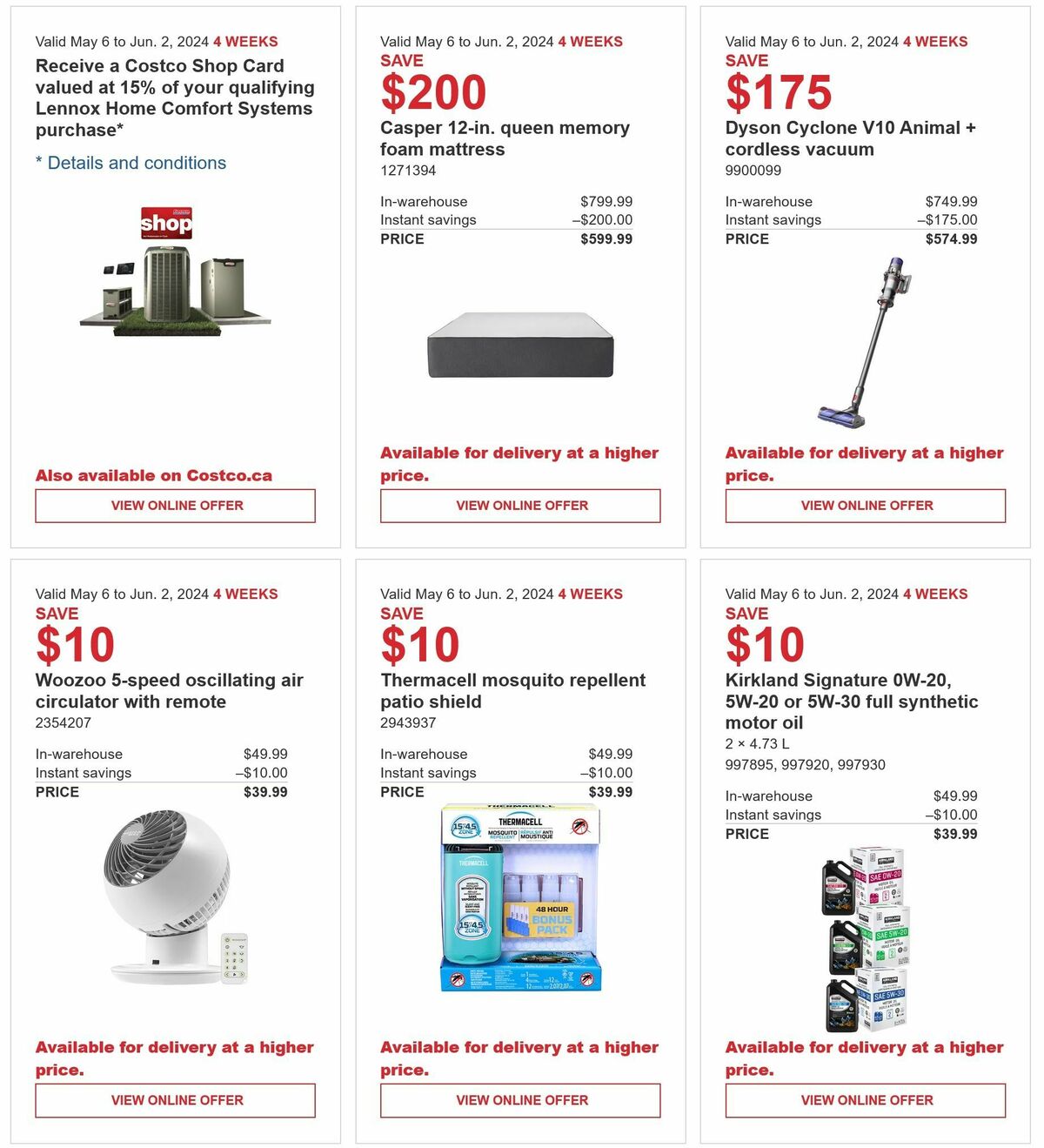 Costco Flyer from May 6