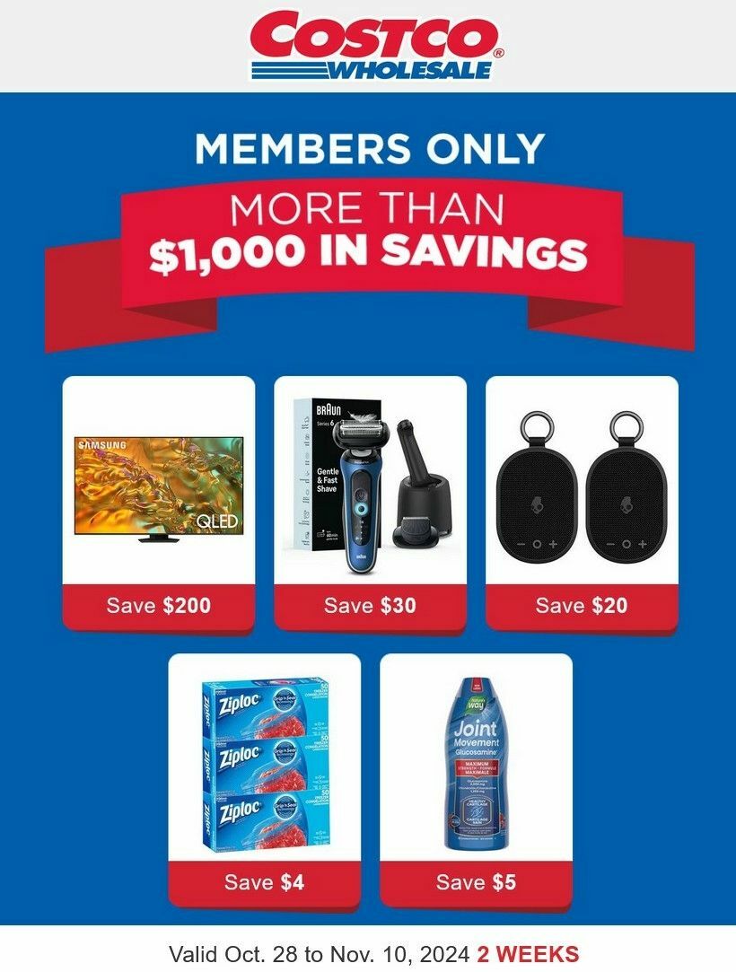 Costco Flyer from October 28