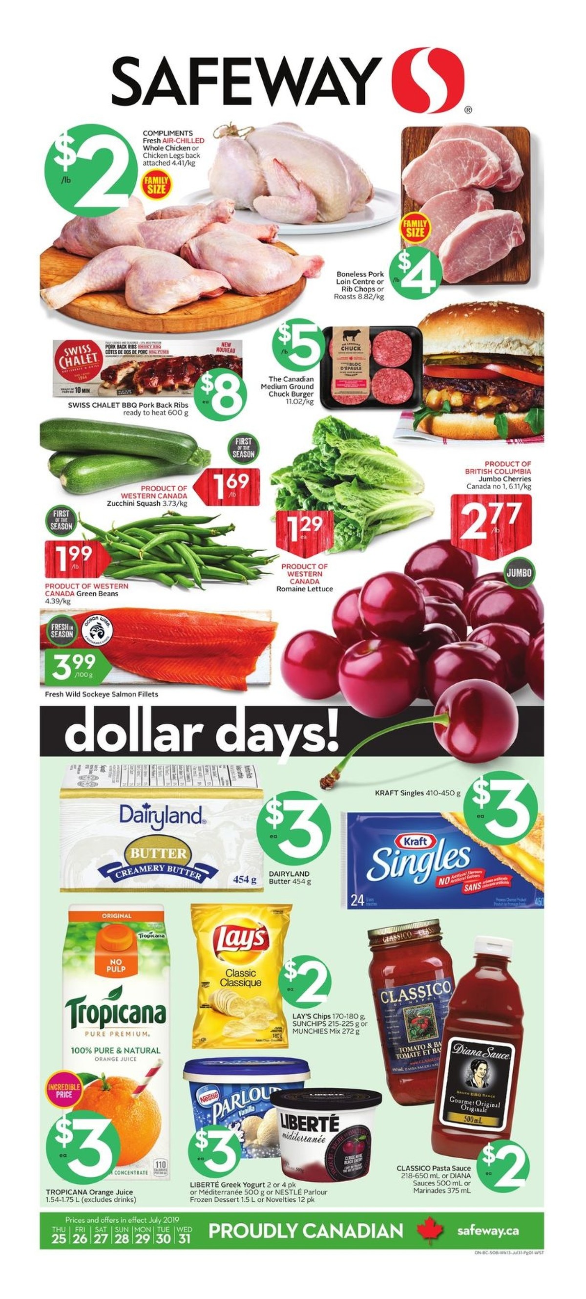 Safeway Flyer from July 25