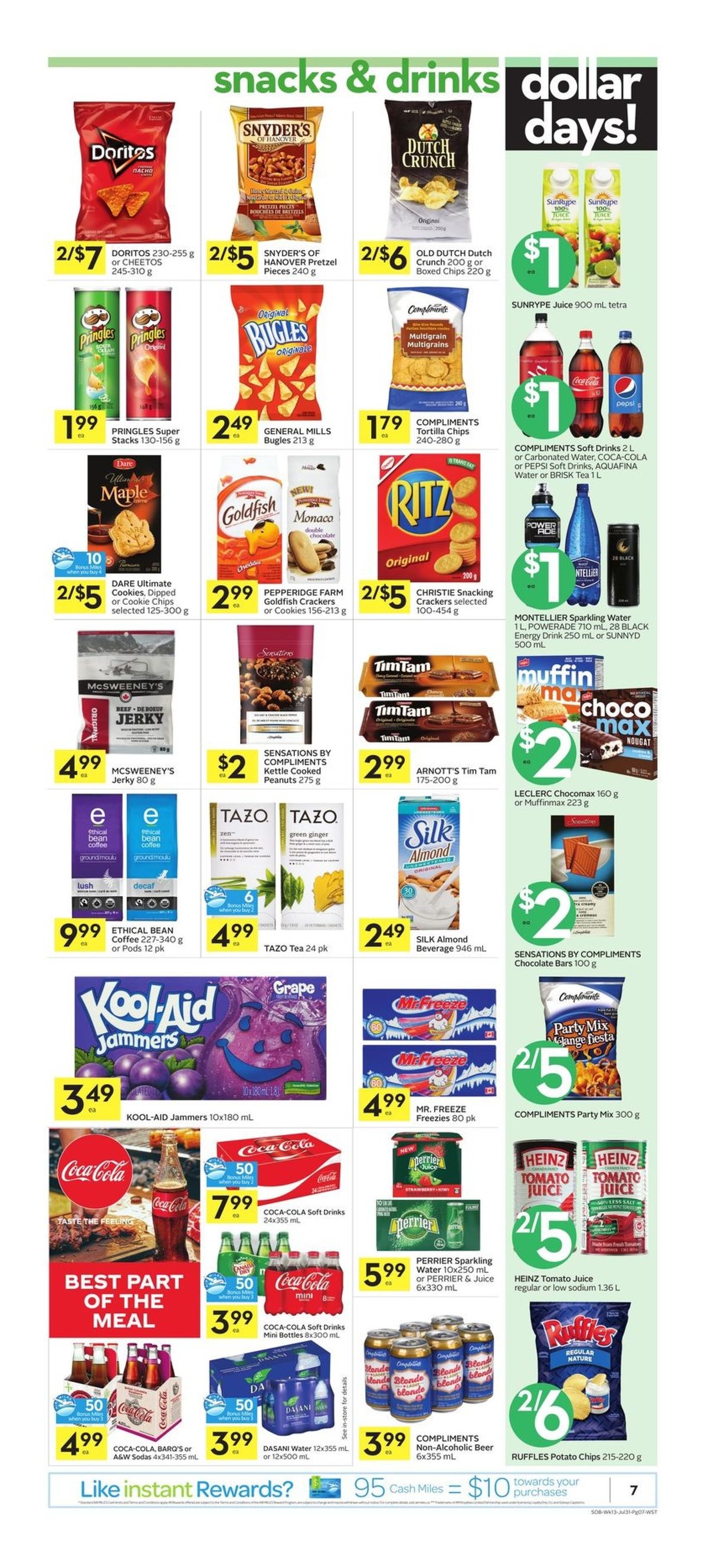 Safeway Flyer from July 25