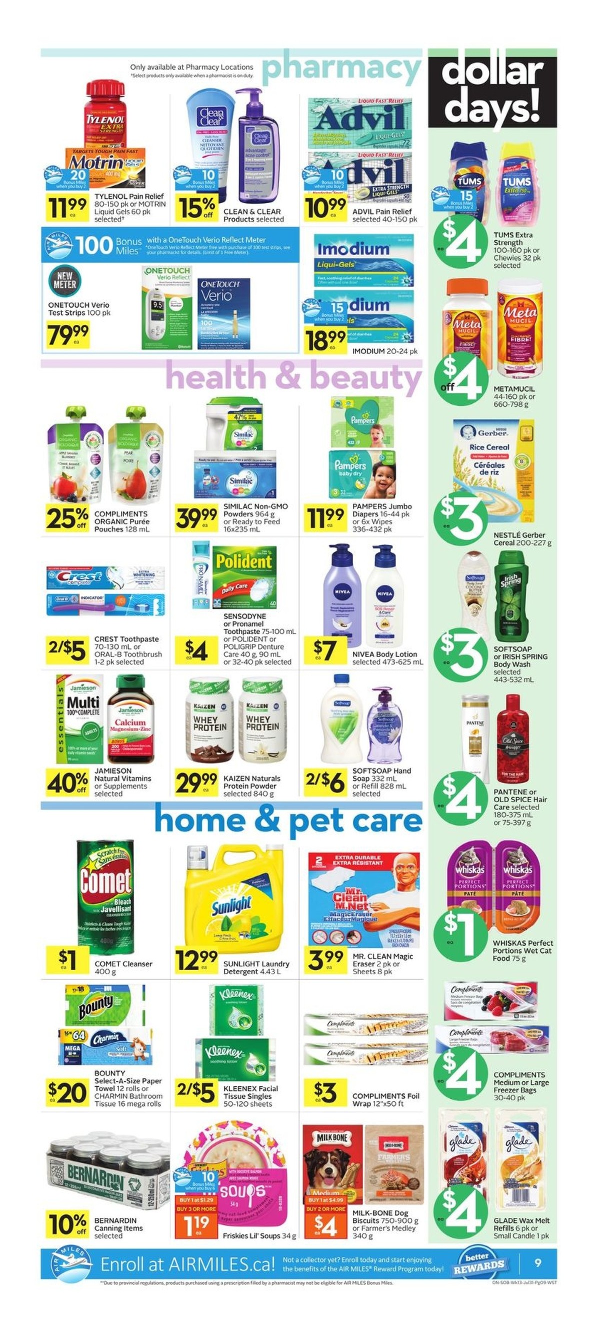 Safeway Flyer from July 25