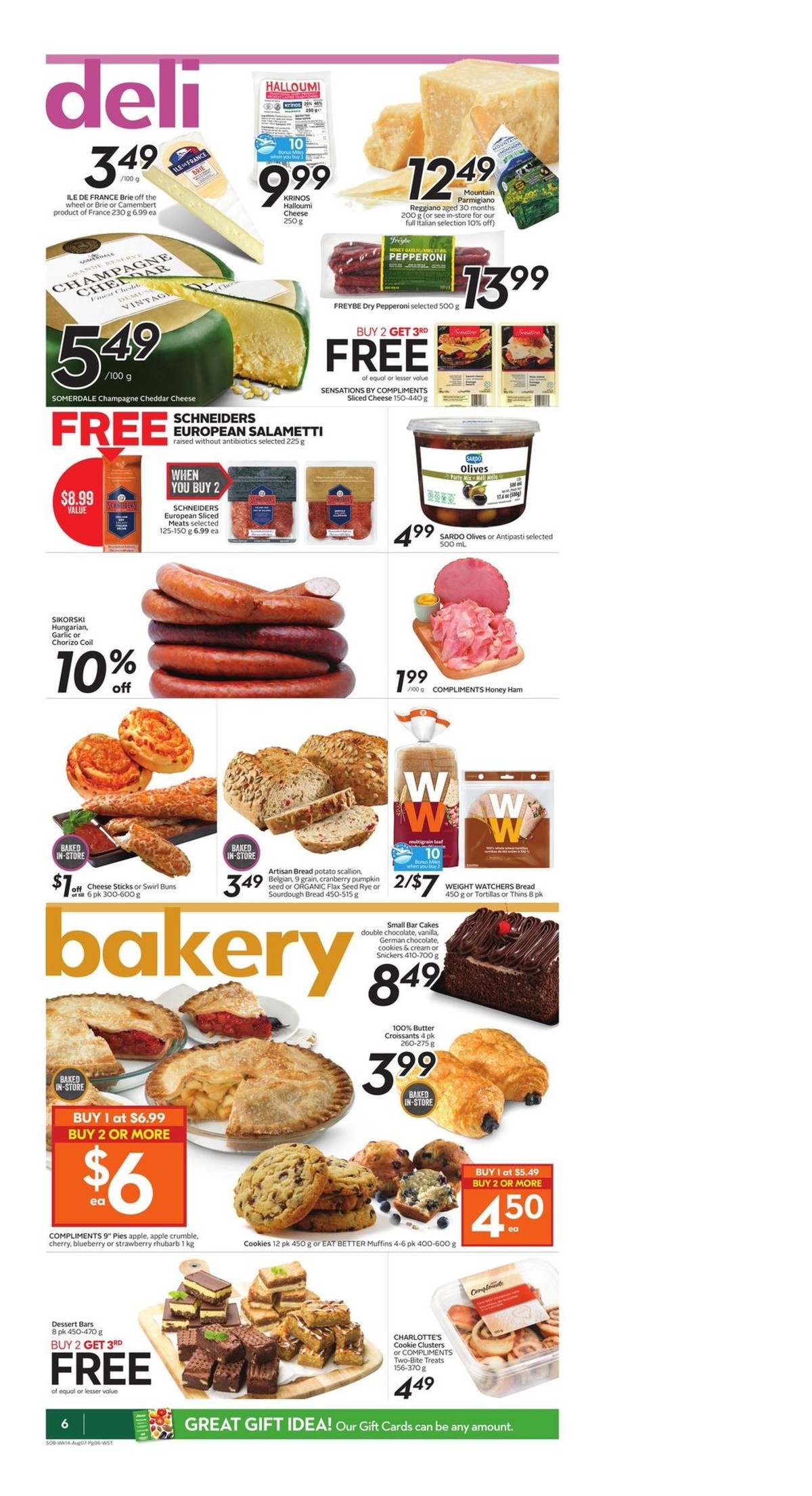 Safeway Flyer from August 1