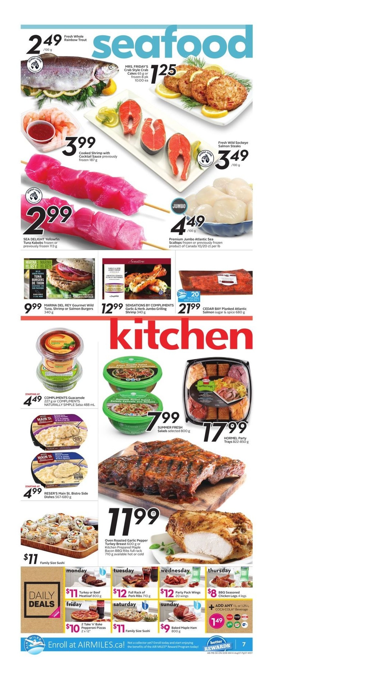 Safeway Flyer from August 1