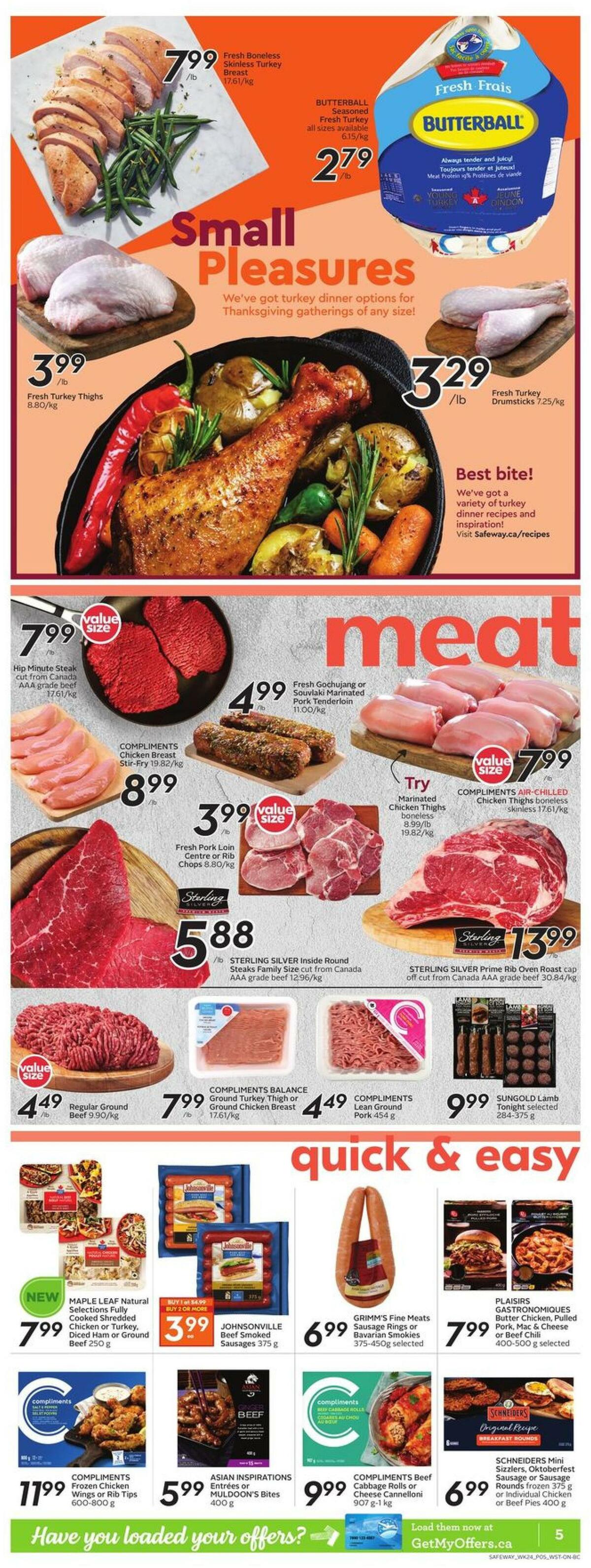 Safeway Flyer from October 8