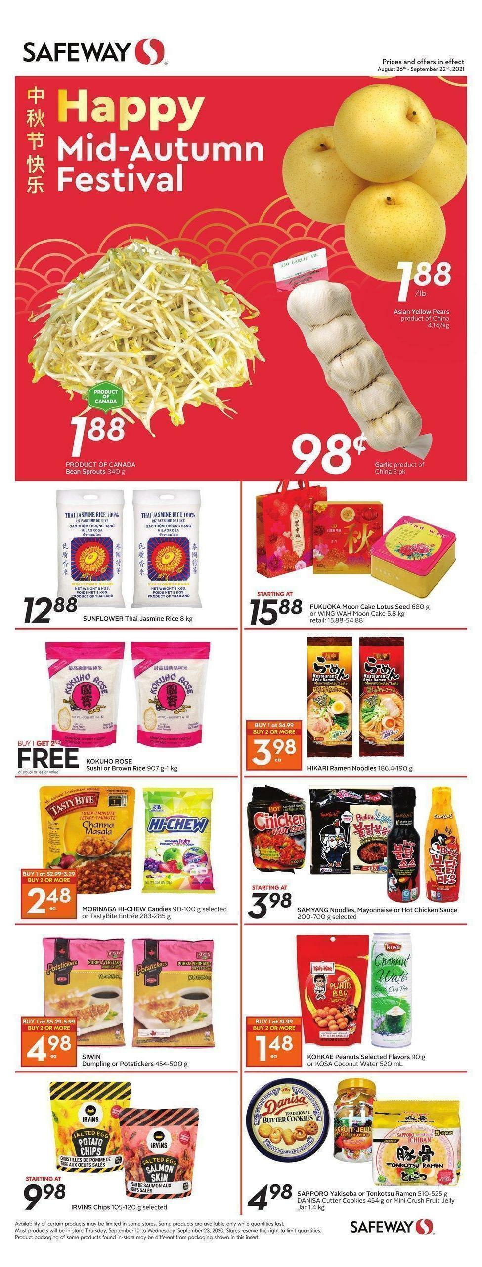 Safeway Flyer from August 26