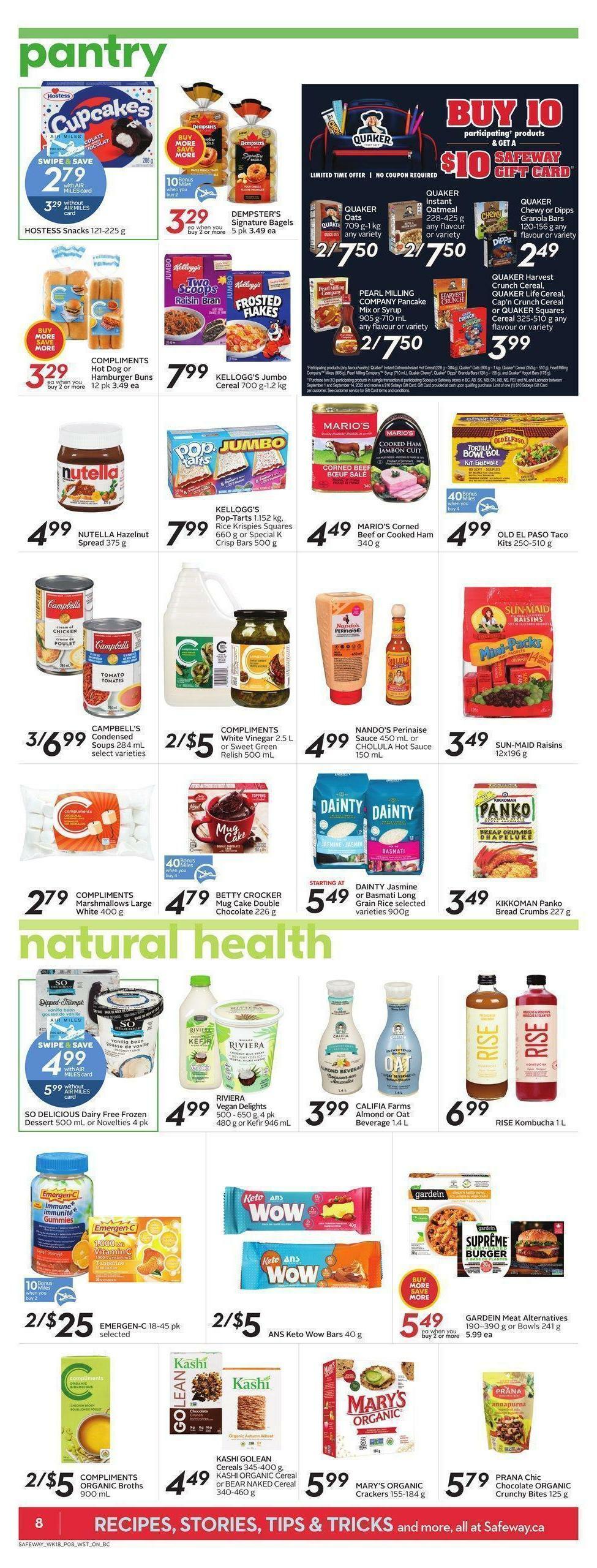 Safeway Flyer from September 1