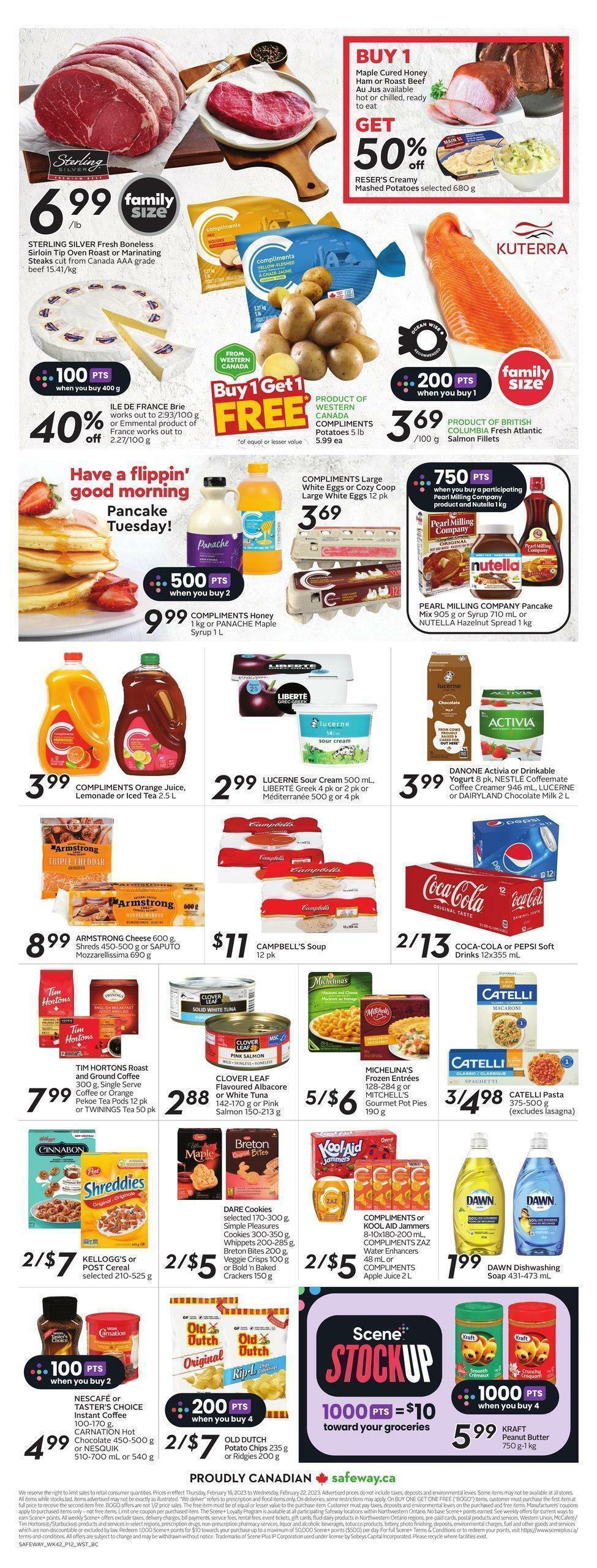 Safeway Flyer from February 16