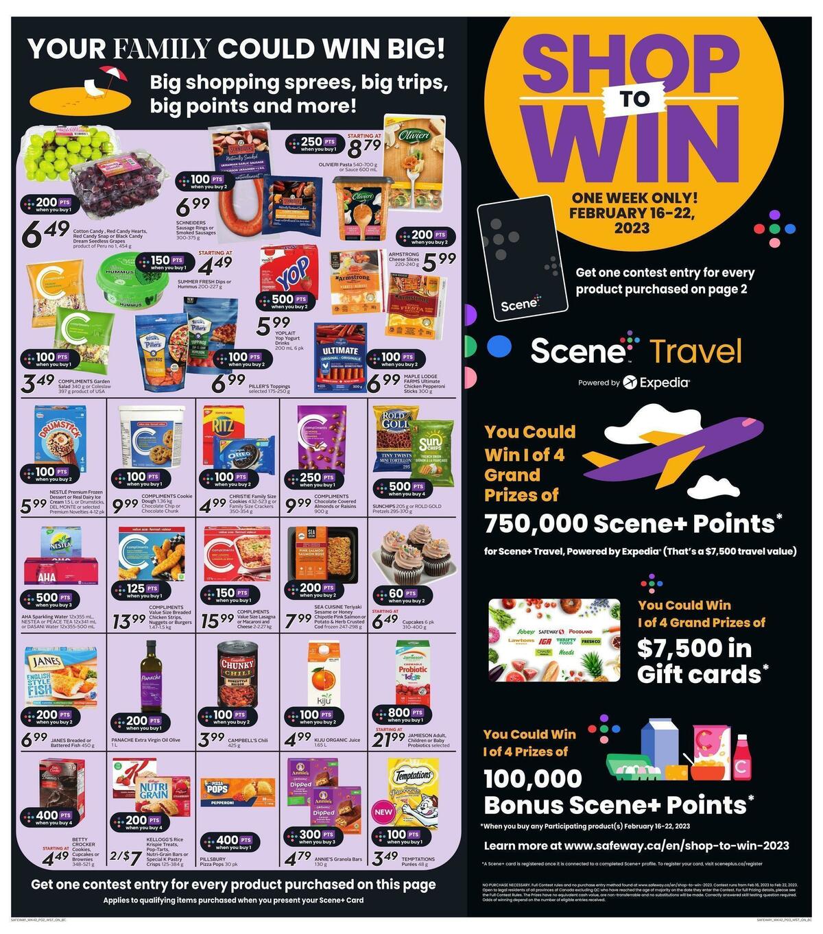 Safeway Flyer from February 16