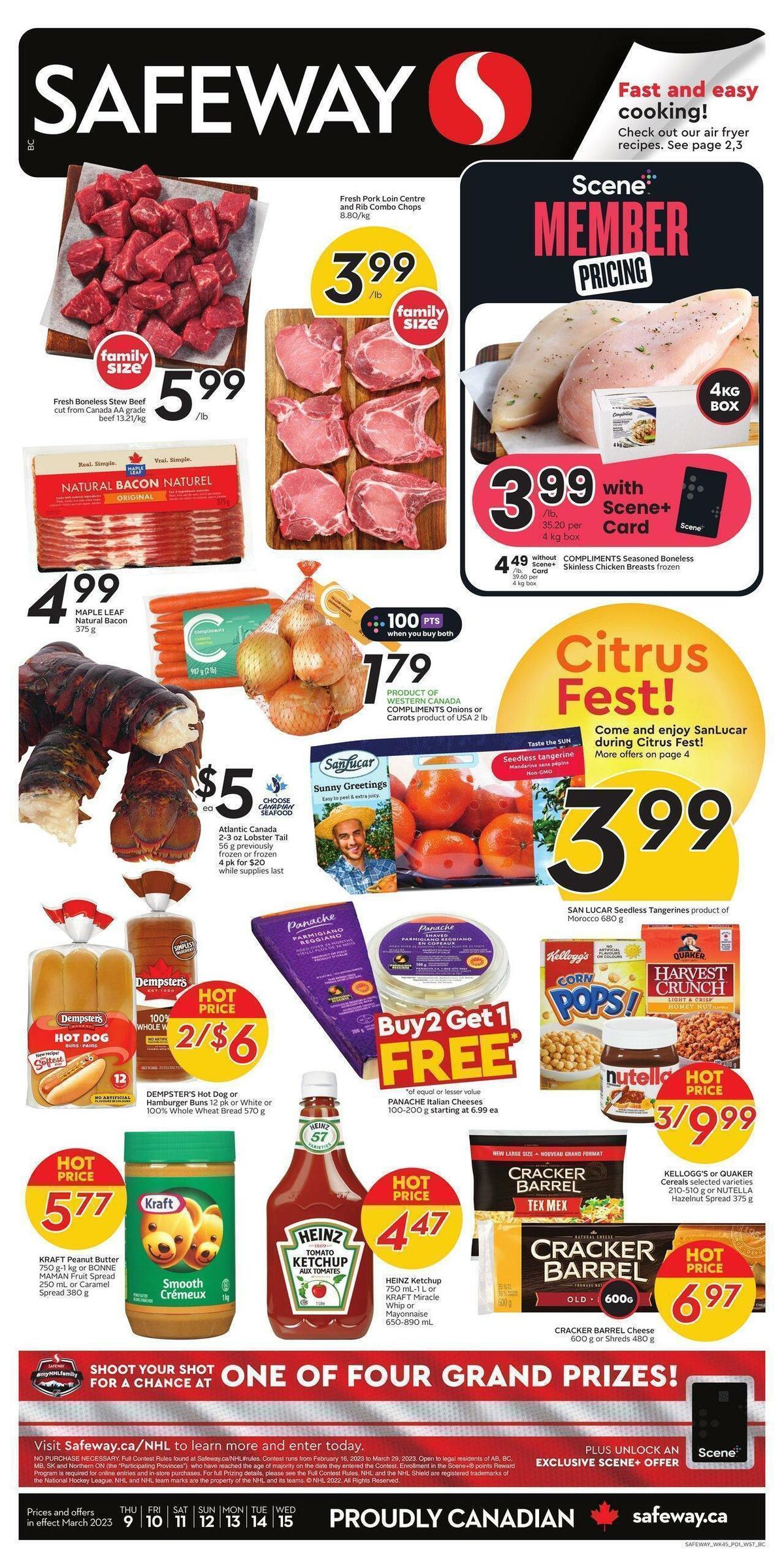 Safeway Flyer from March 9