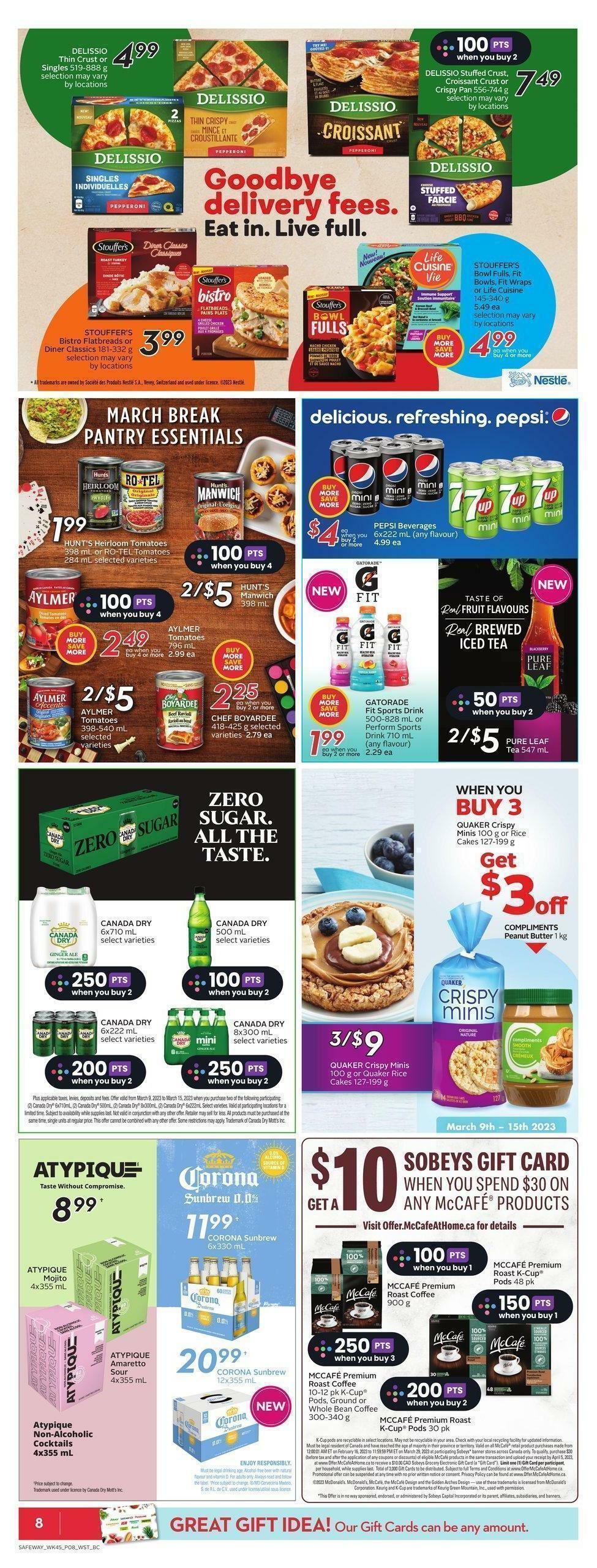 Safeway Flyer from March 9