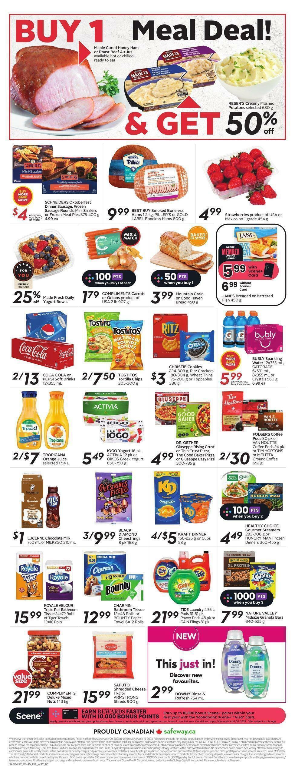 Safeway Flyer from March 9