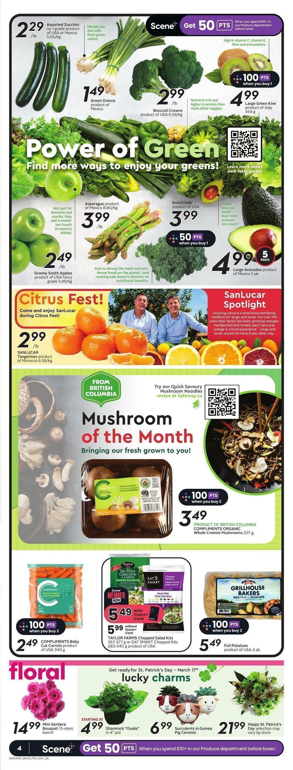 Safeway Flyer from March 9