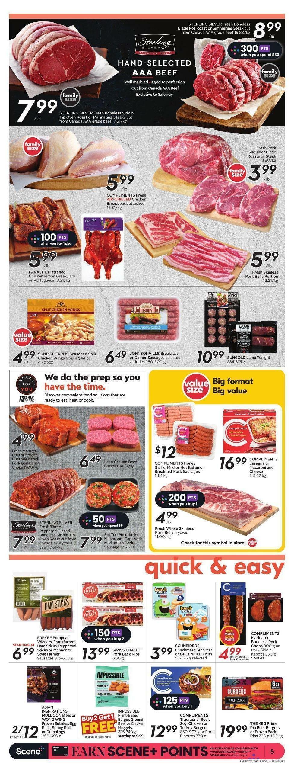 Safeway Flyer from March 9