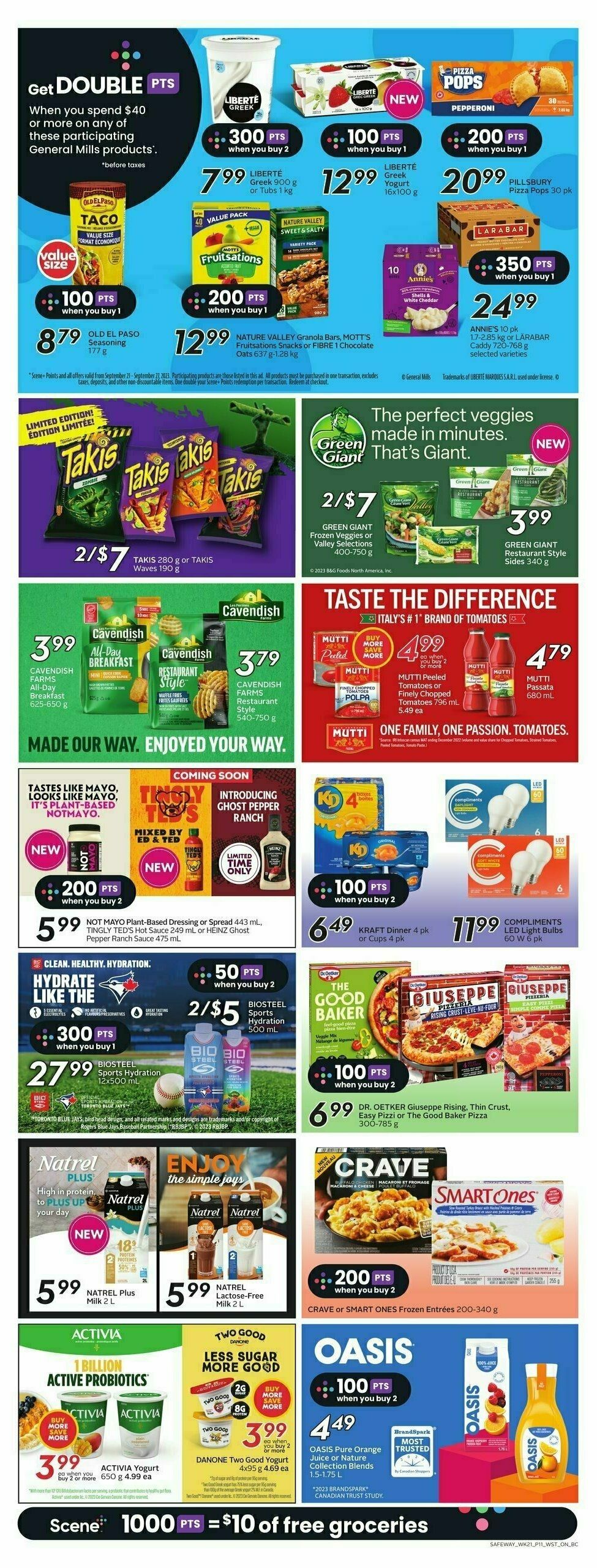 Safeway Flyer from September 21