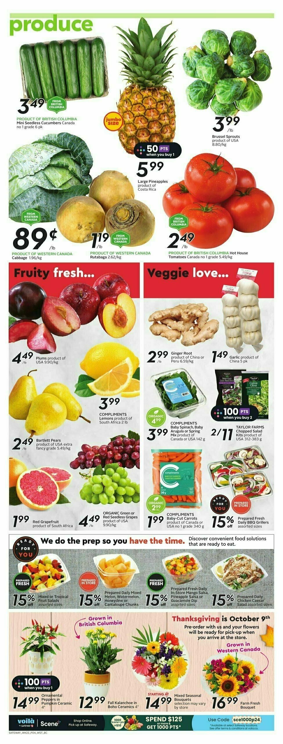 Safeway Flyer from September 28