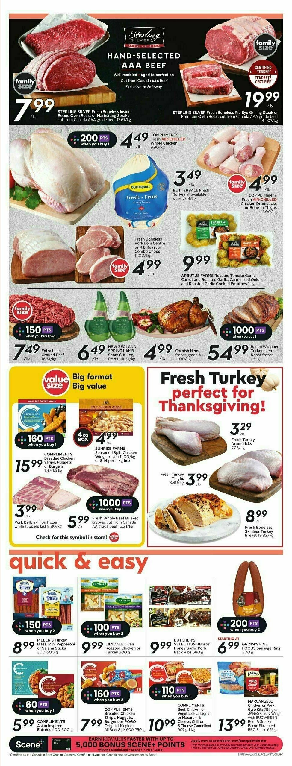 Safeway Flyer from October 5