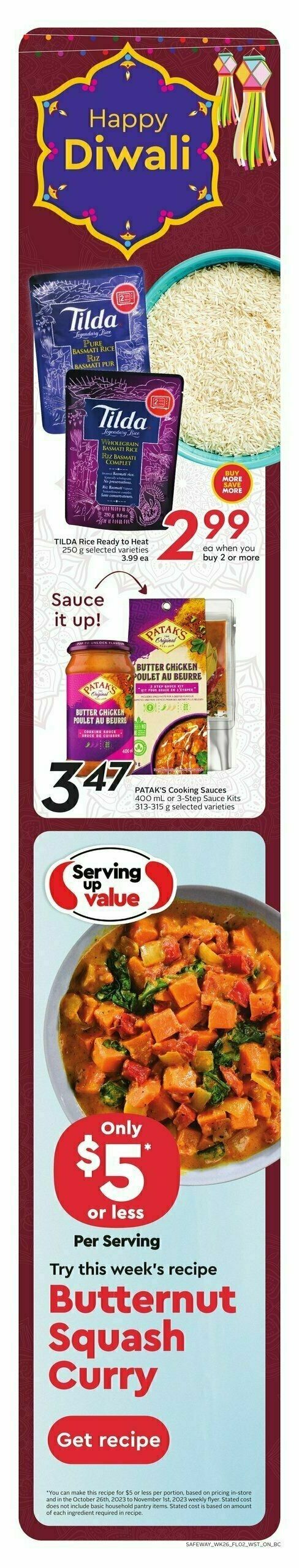 Safeway Flyer from October 26