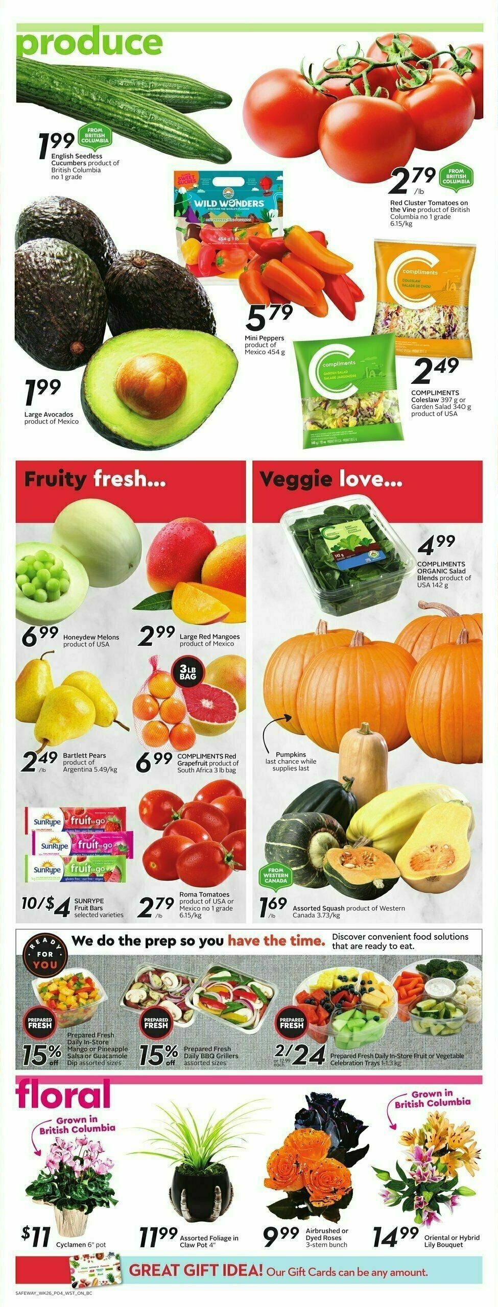 Safeway Flyer from October 26