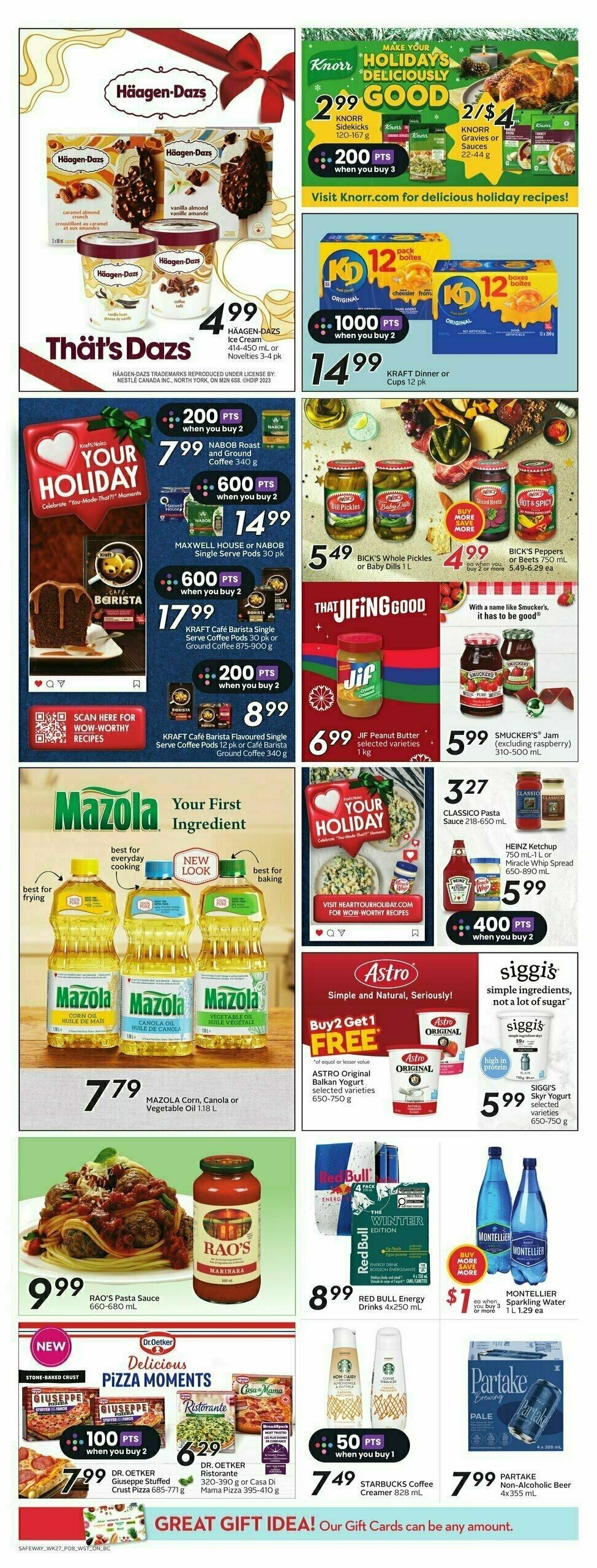 Safeway Flyer from November 2