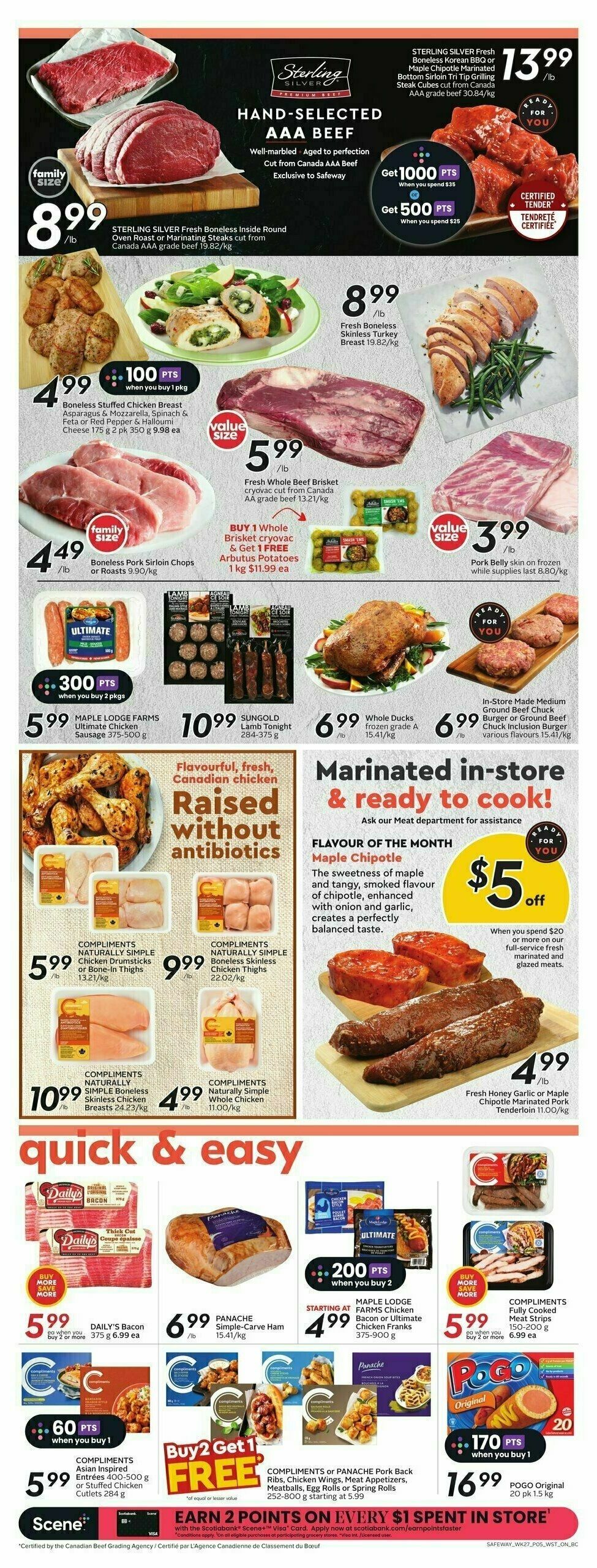 Safeway Flyer from November 2