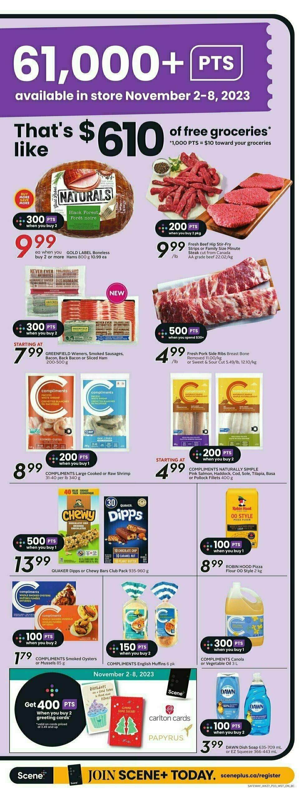 Safeway Flyer from November 2