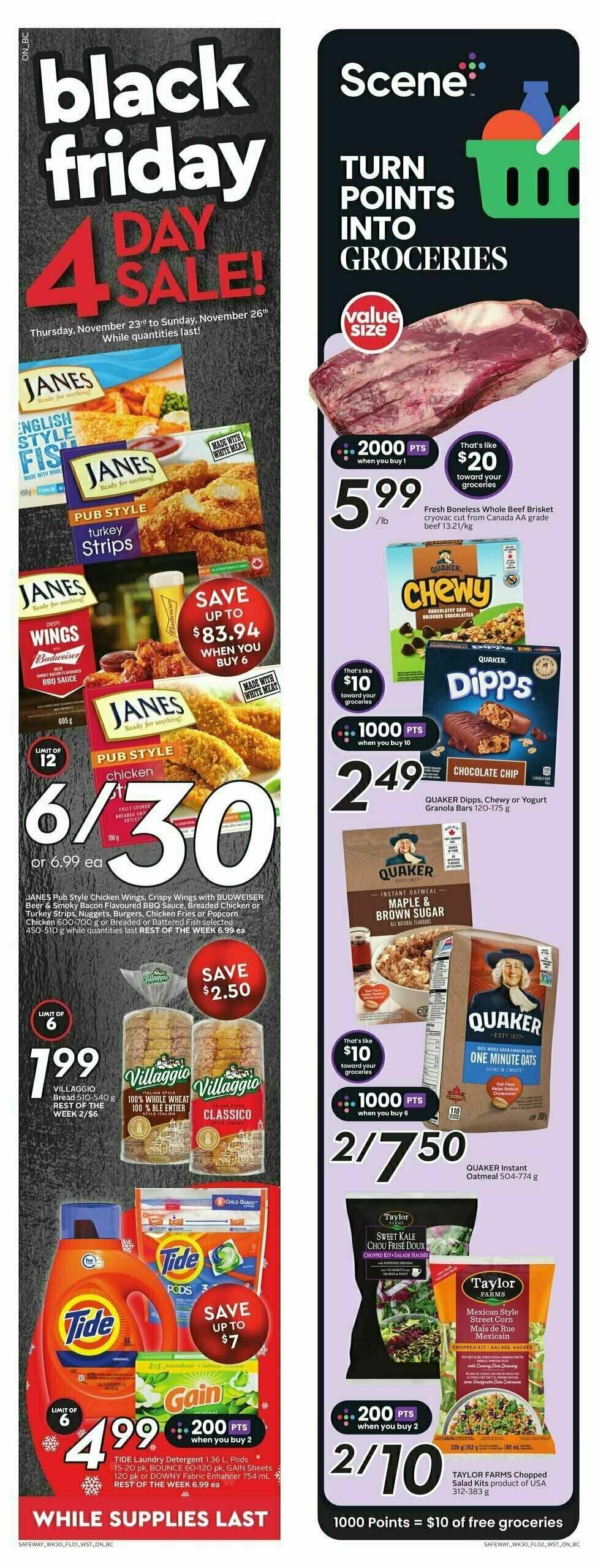 Safeway Flyer from November 23