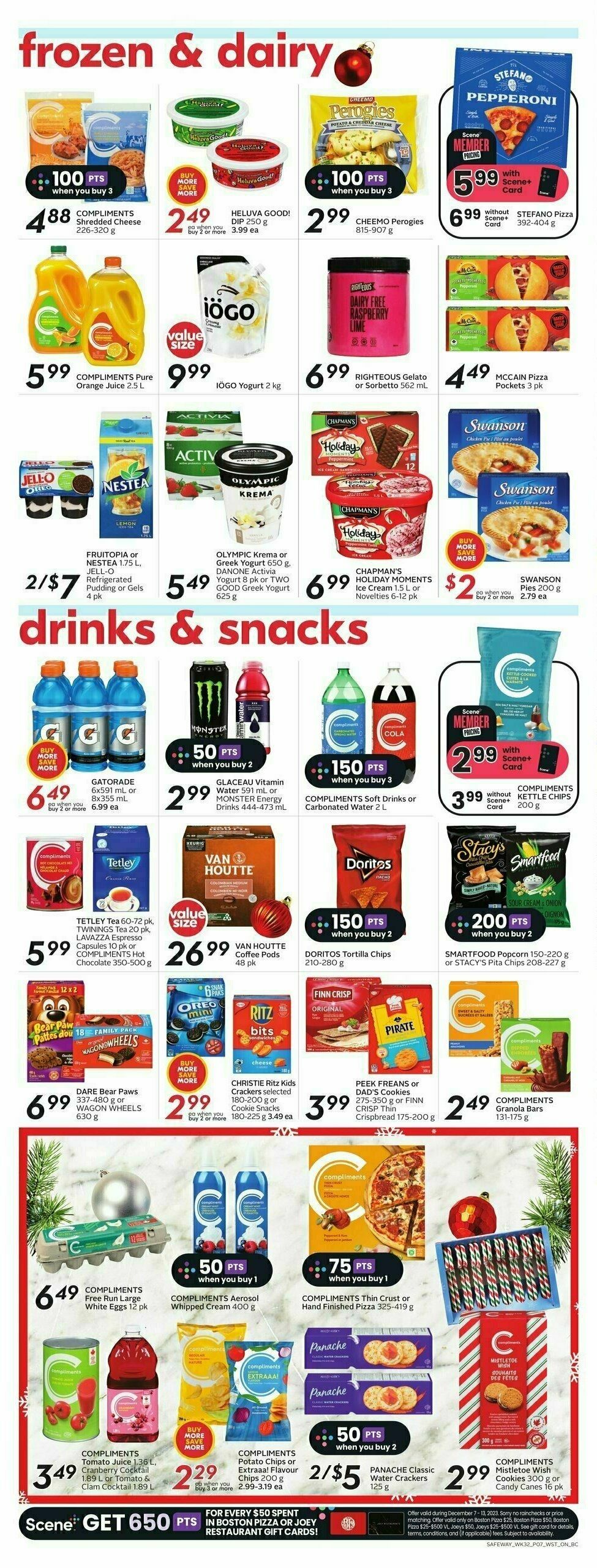 Safeway Flyer from December 7