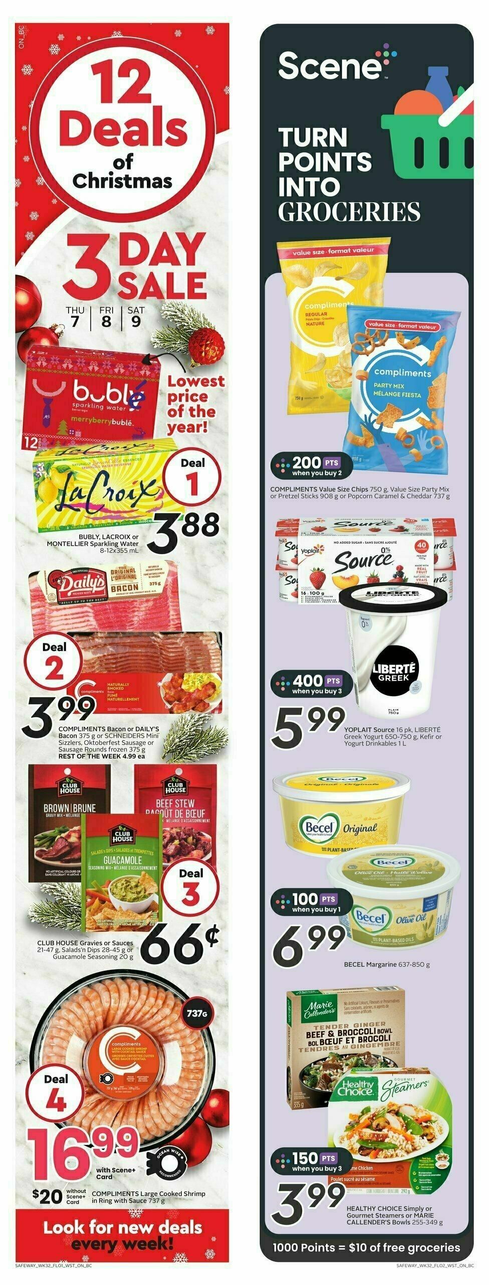 Safeway Flyer from December 7