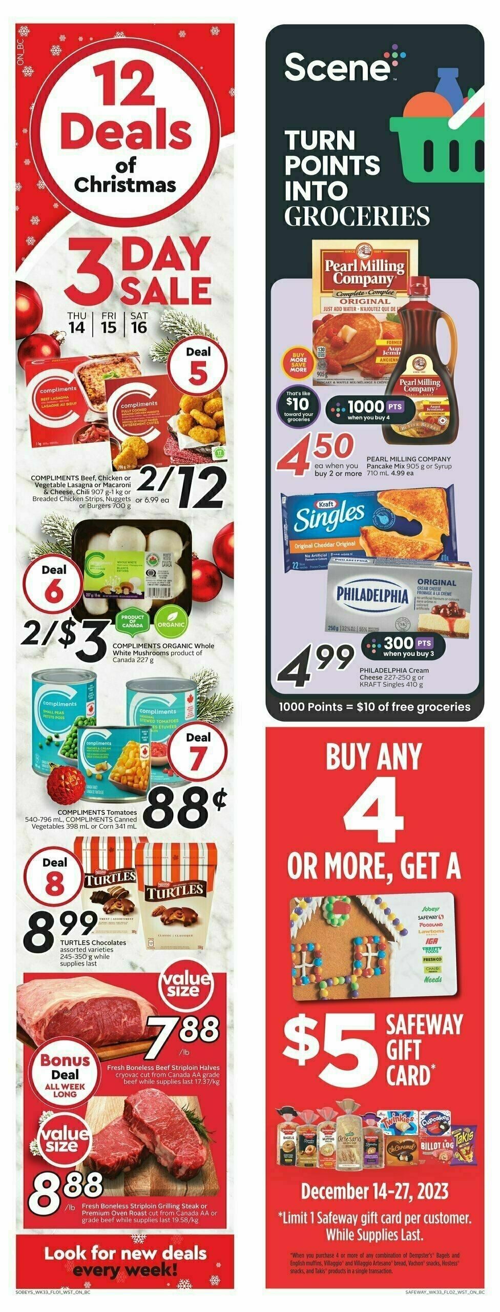 Safeway Flyer from December 14