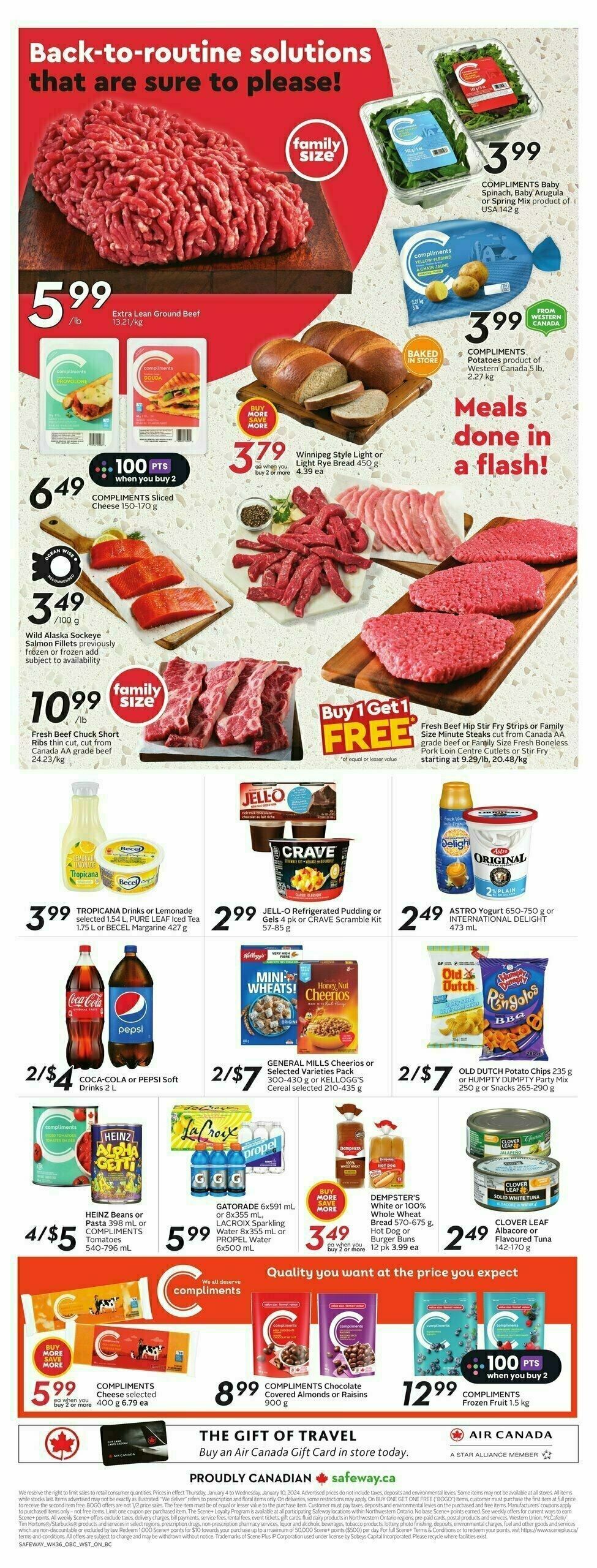 Safeway Flyer from January 4