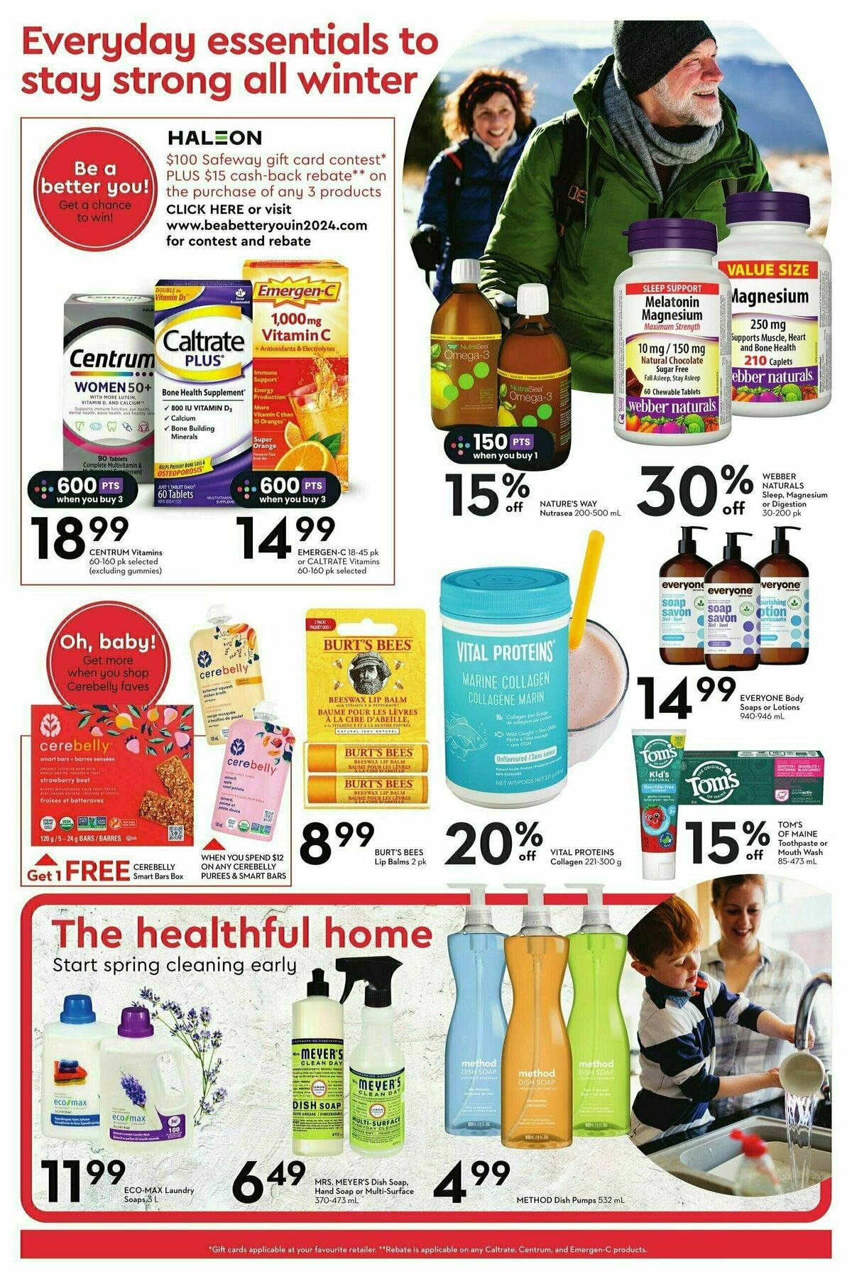 Safeway Wellness Flyer from January 4