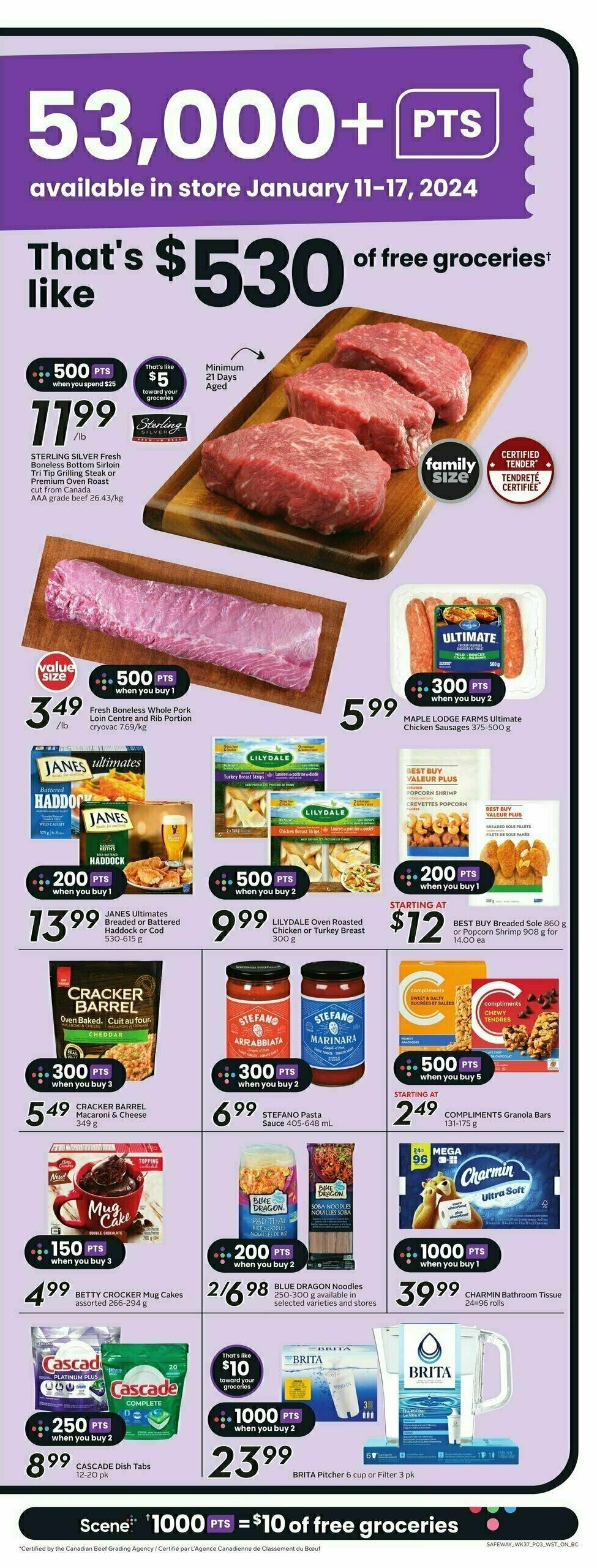 Safeway Flyer from January 11