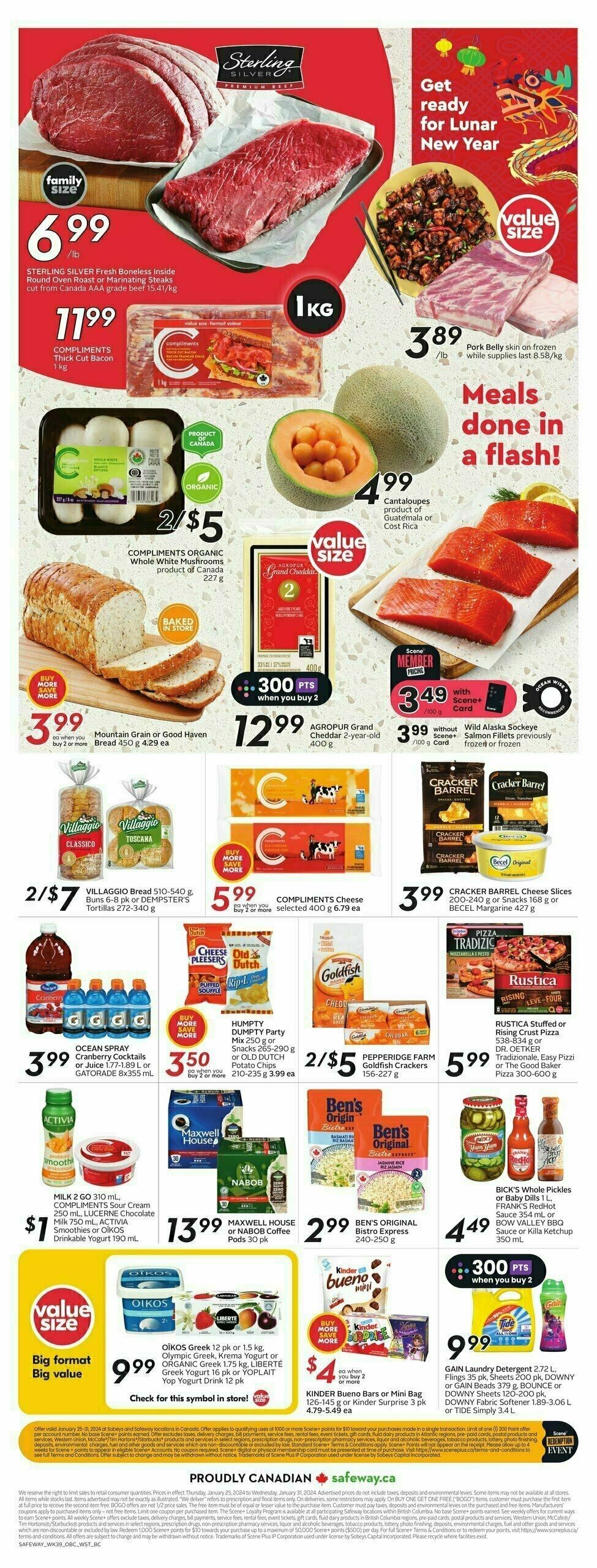 Safeway Flyer from January 25