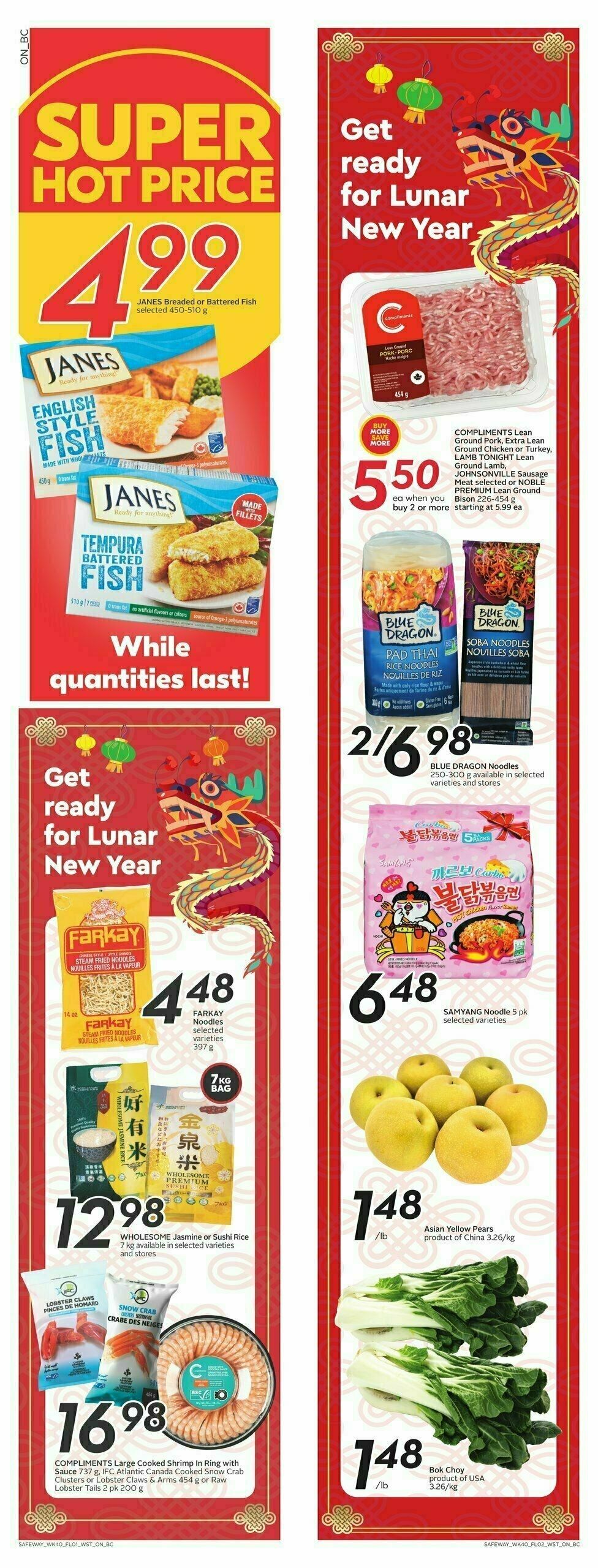 Safeway Flyer from February 1