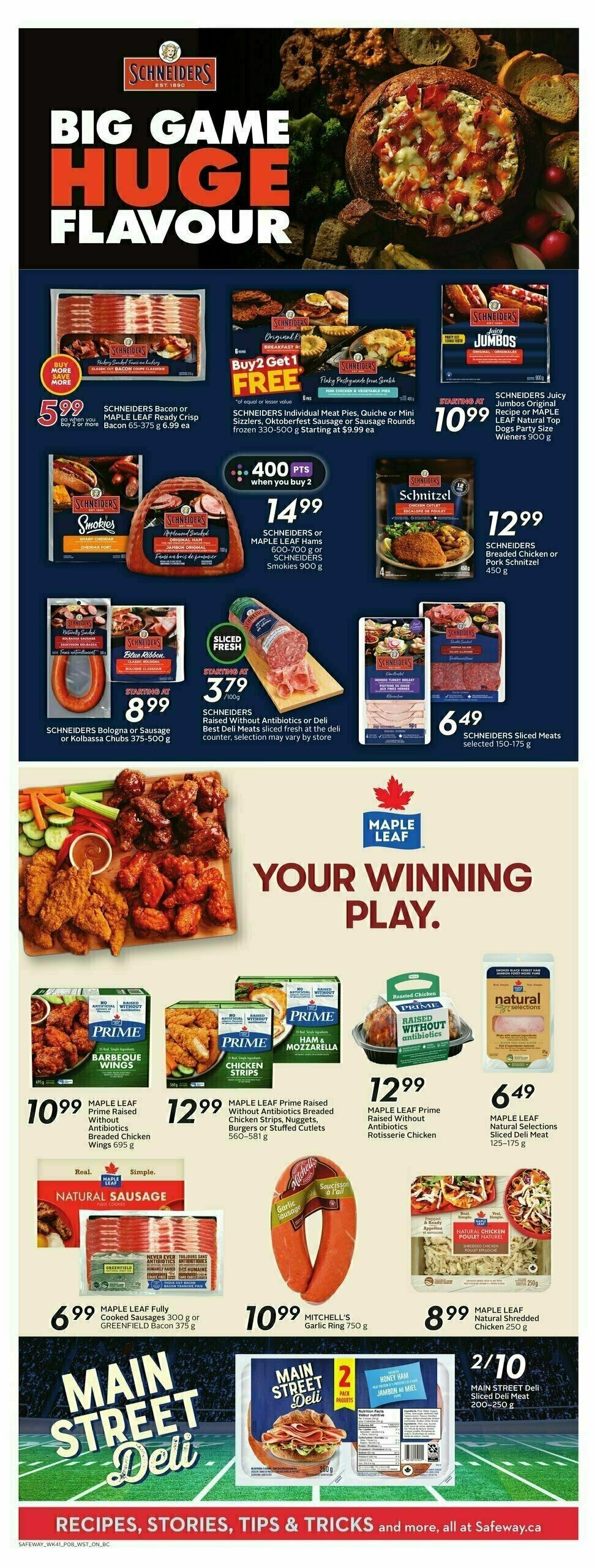 Safeway Flyer from February 8