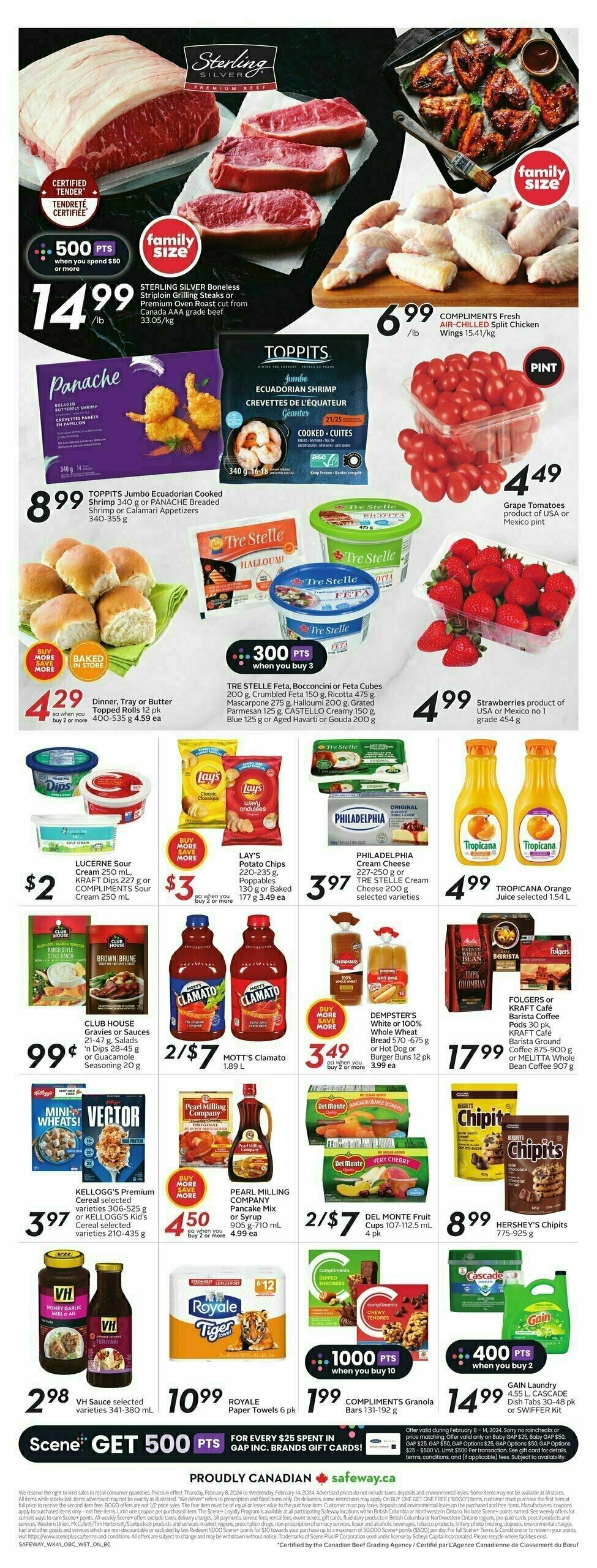 Safeway Flyer from February 8