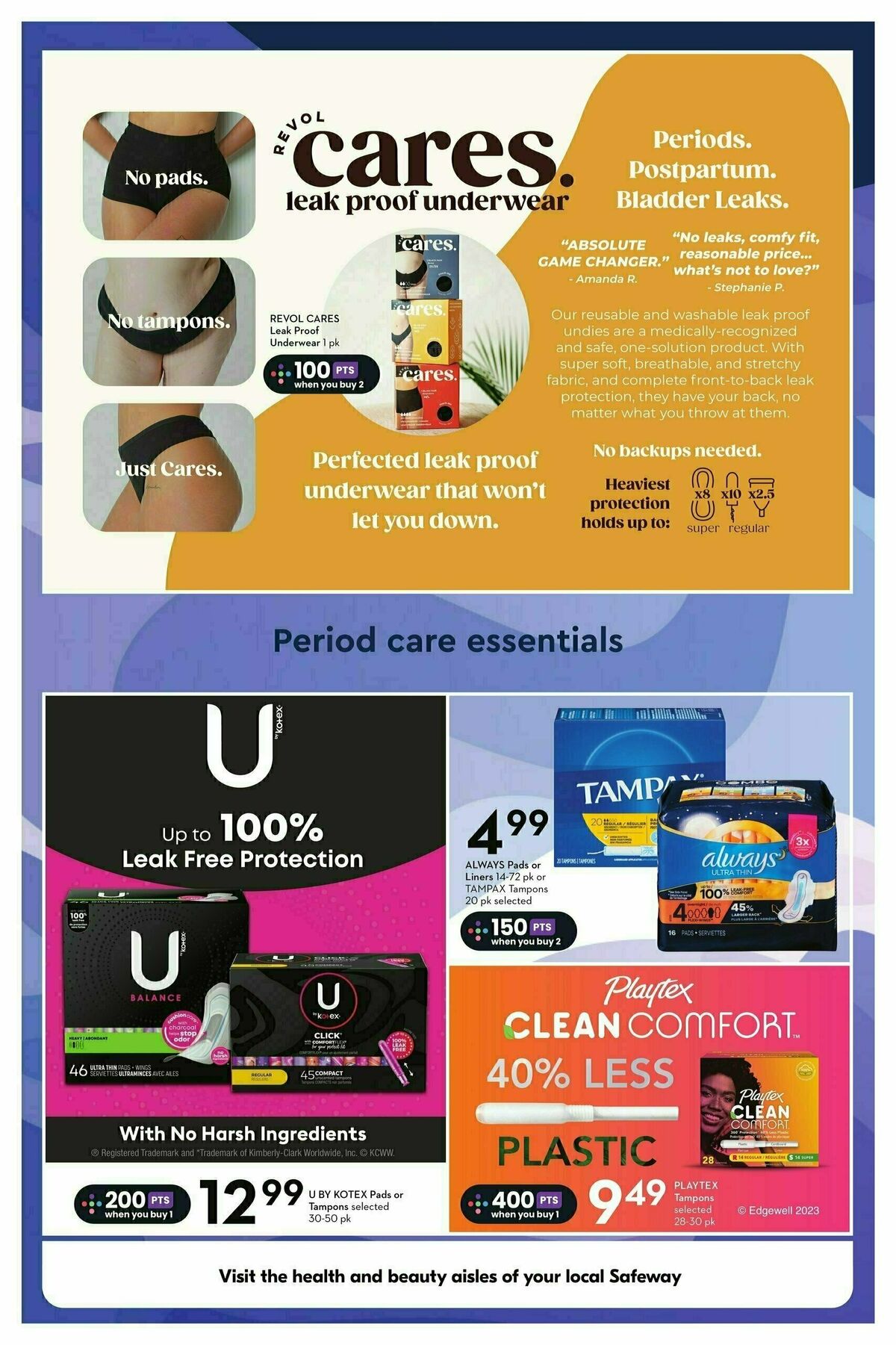 Safeway Health & Beauty Flyer from March 21