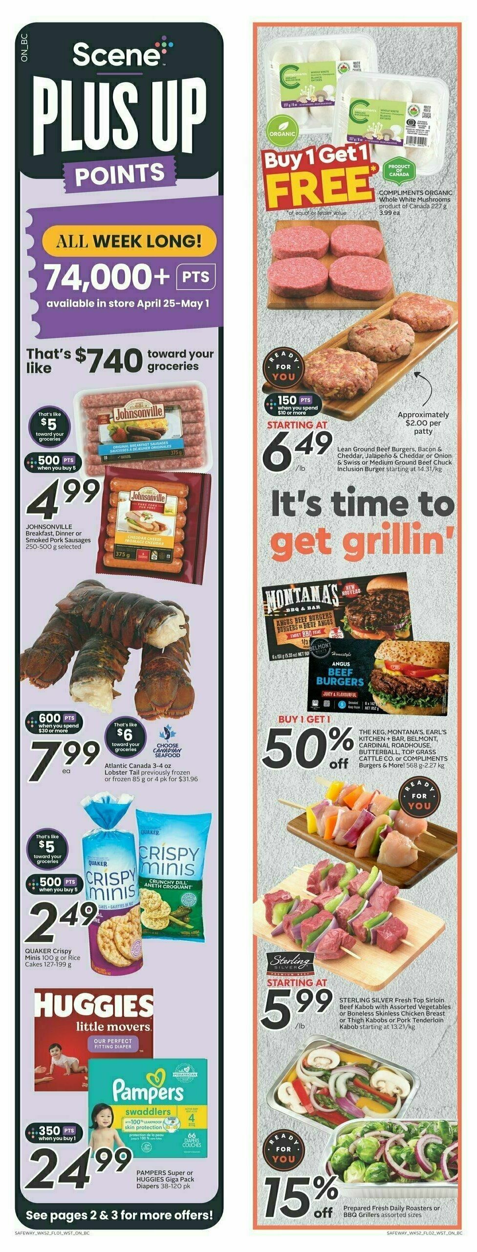 Safeway Flyer from April 25