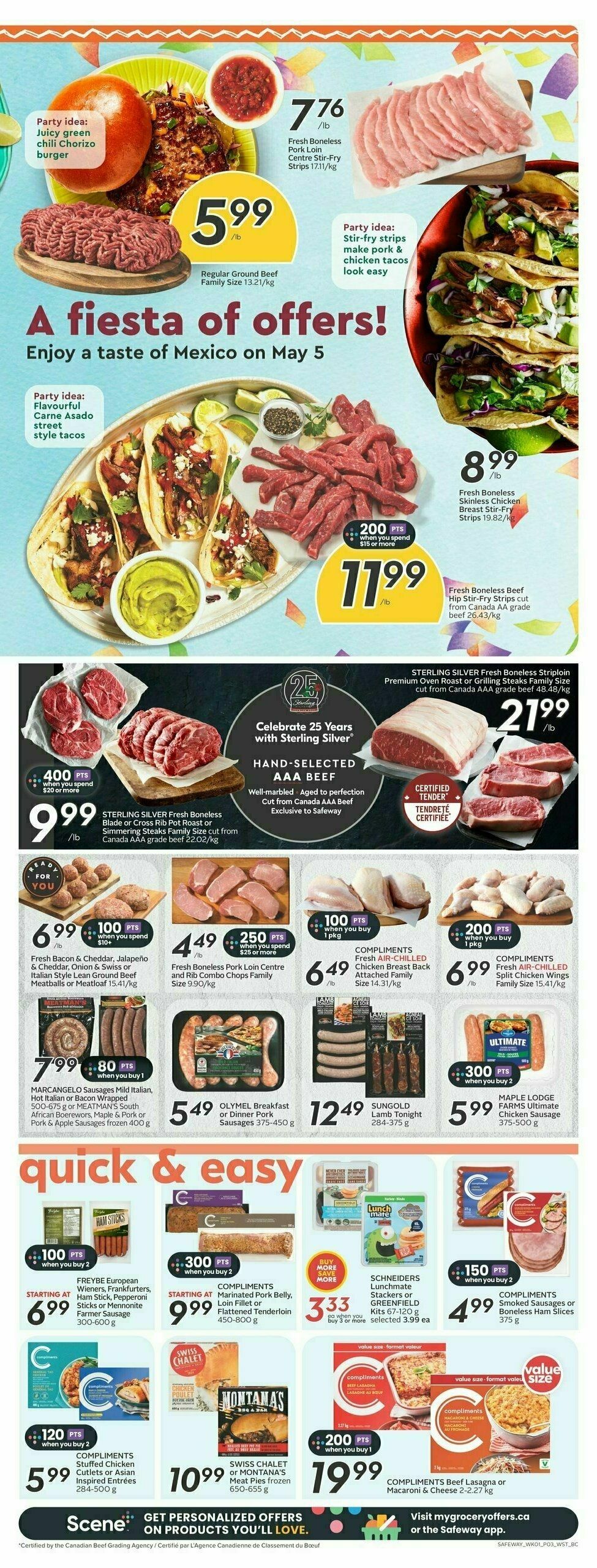 Safeway Flyer from May 2