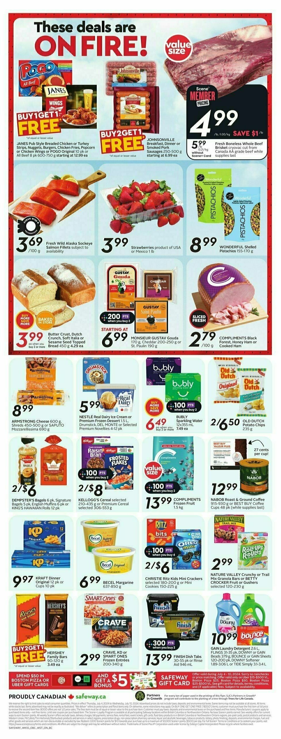 Safeway Flyer from July 4