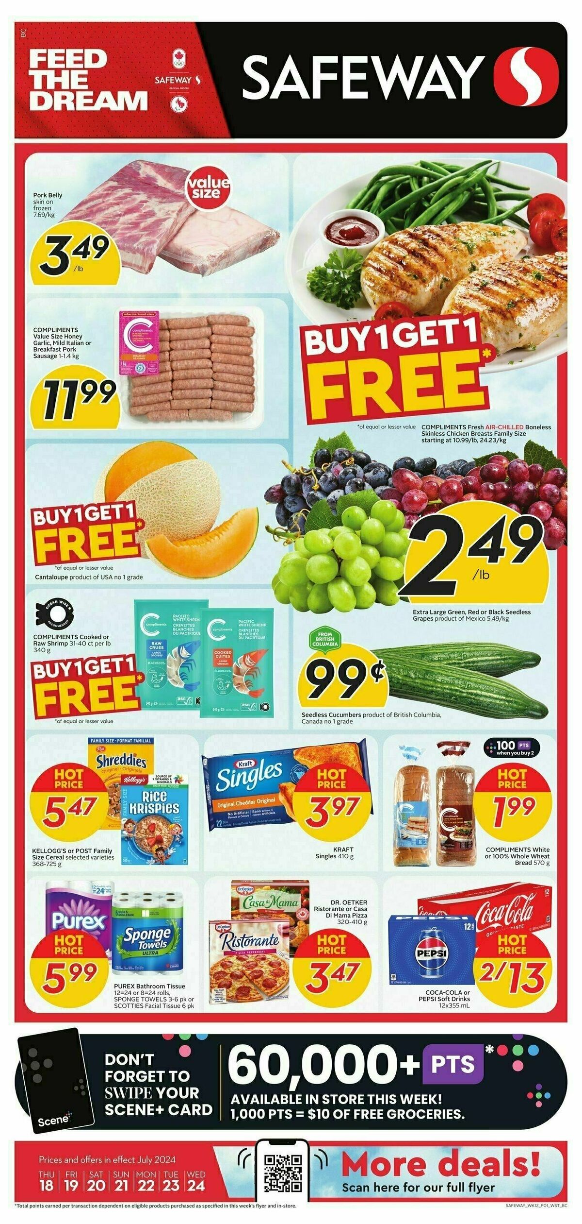 Safeway Flyer from July 18