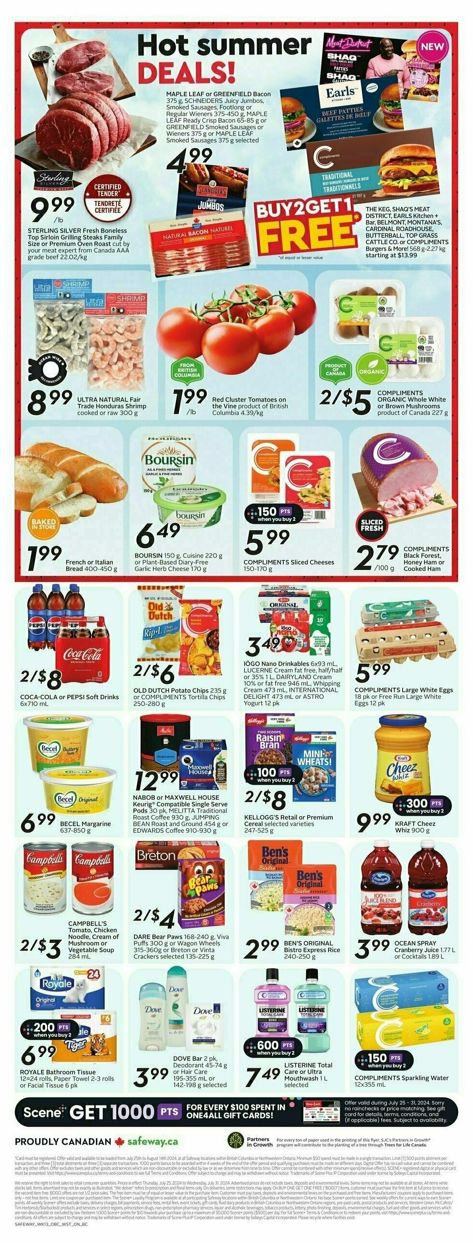 Safeway Flyer from July 25